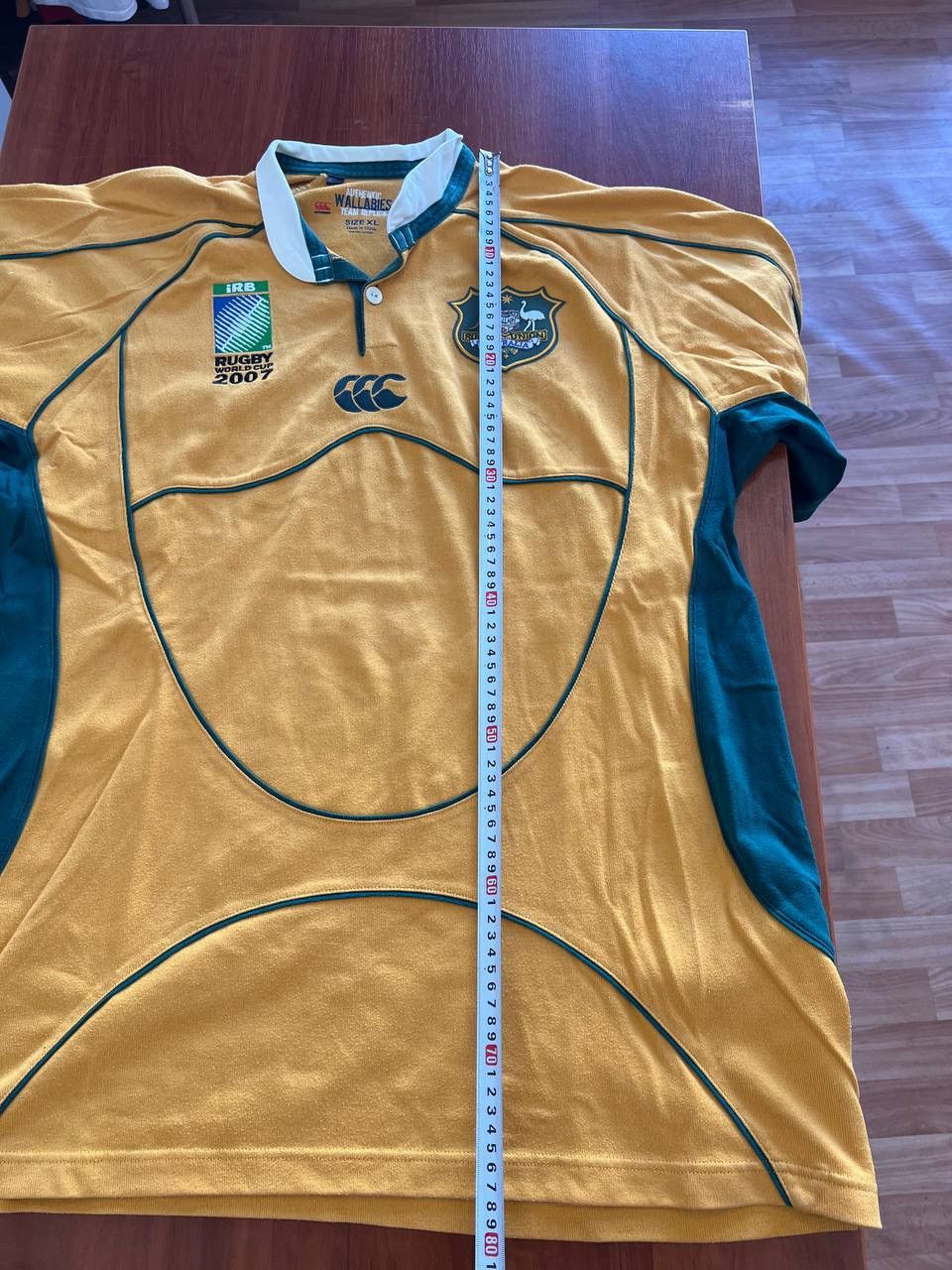 Canterbury of New Zealand 2007 AUSTRALIA RUGBY UNION RARE SHIRT JERSEY SIZE XL MENS Size US XL / EU 56 / 4 - 15 Thumbnail