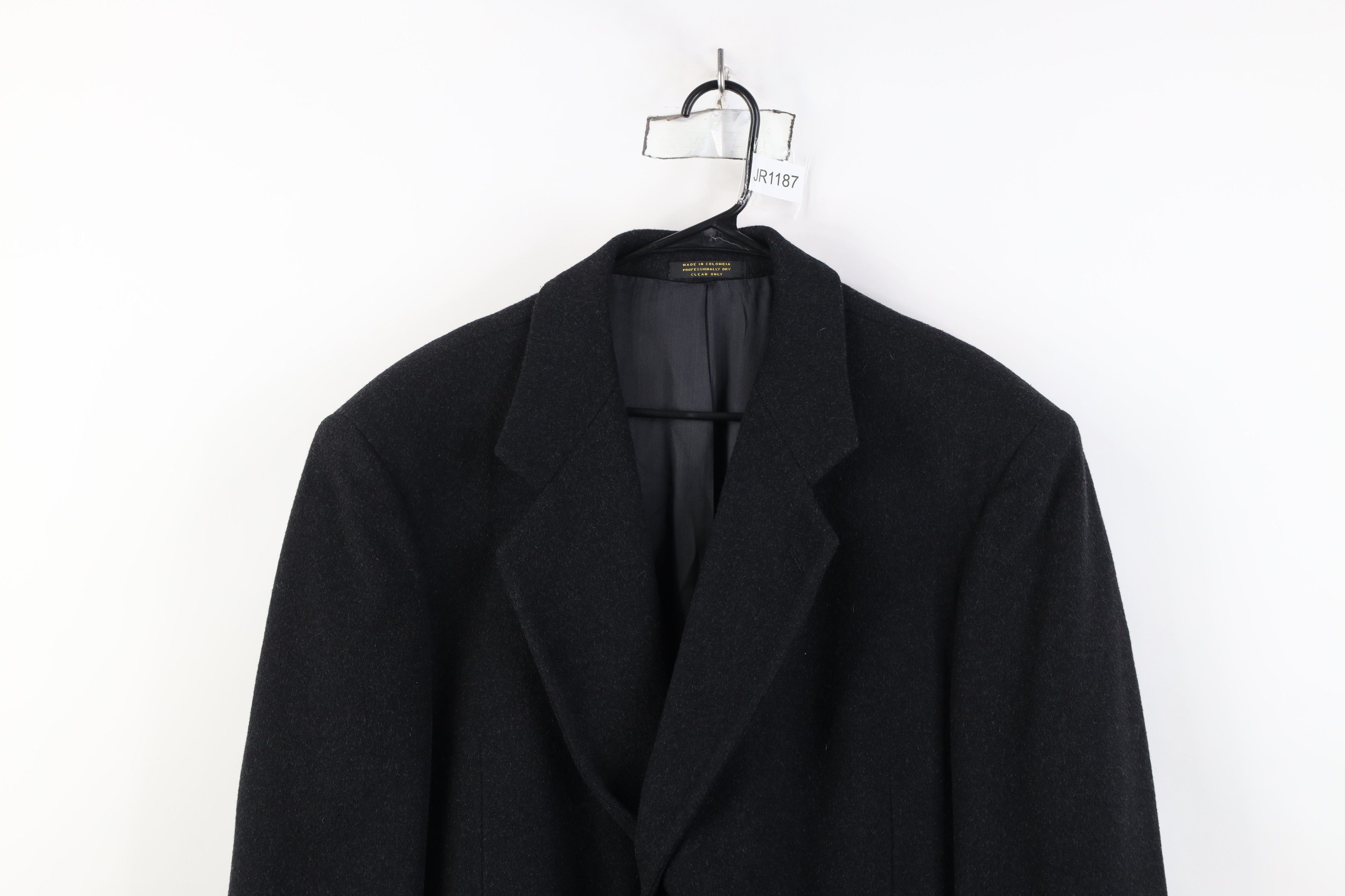Vintage Vintage 90s Streetwear Overcoat Jacket Charcoal Gray Size US XXL / EU 58 / 5 - 2 Thumbnail