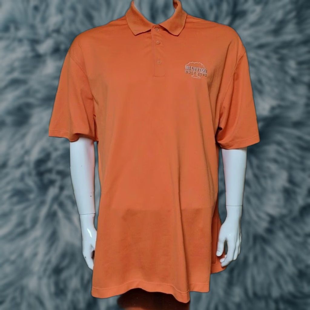 Nike Nike Bluffton Golf Club Polo Shirt - XXL - 2XL - Orange - Short Sleeve - Men - Polo - Polyester - Fit Dry - Logo - Golf - Shirt Size US XXL / EU 58 / 5 - 1 Thumbnail