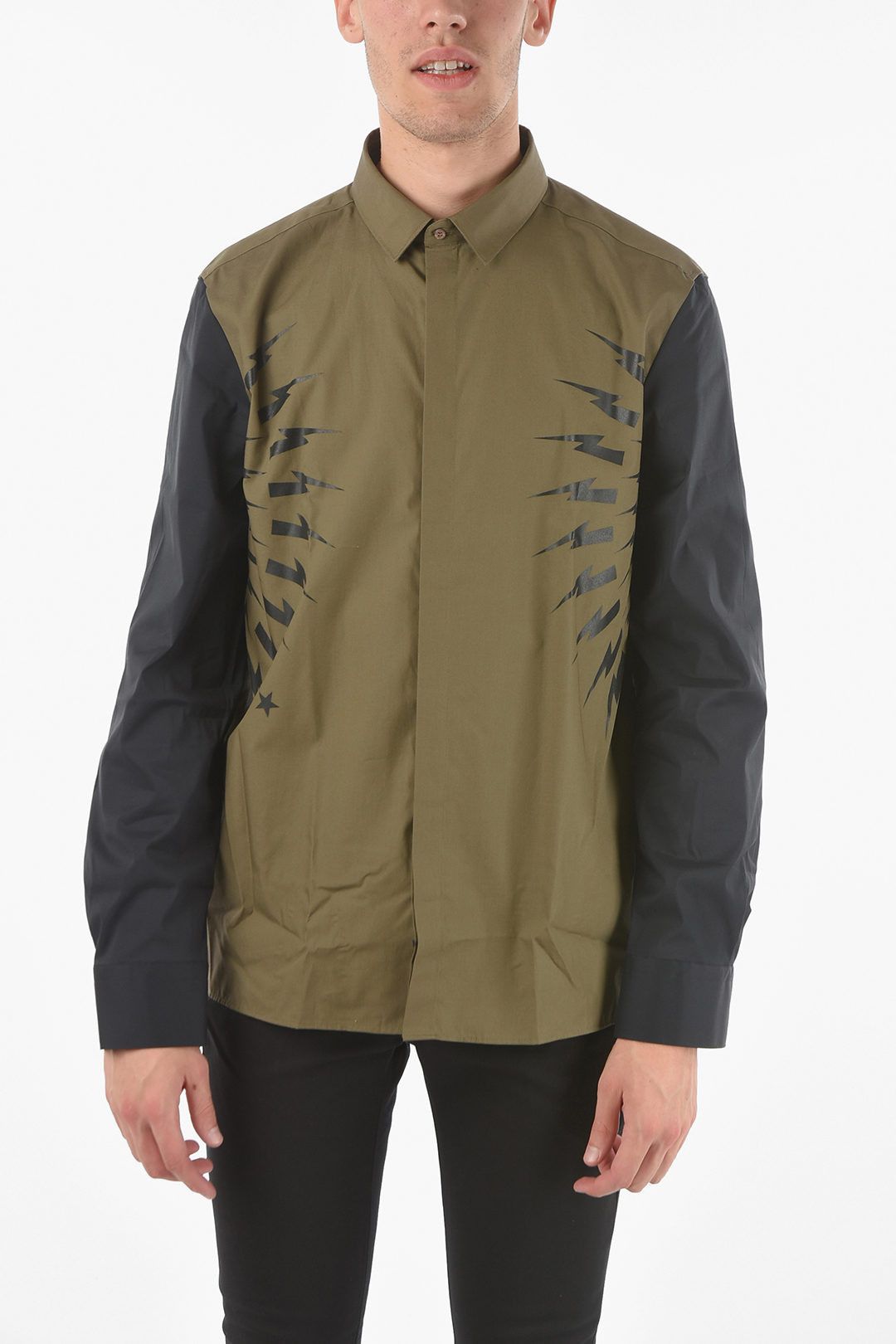 og1mm1223 Shirt in Military Green Black