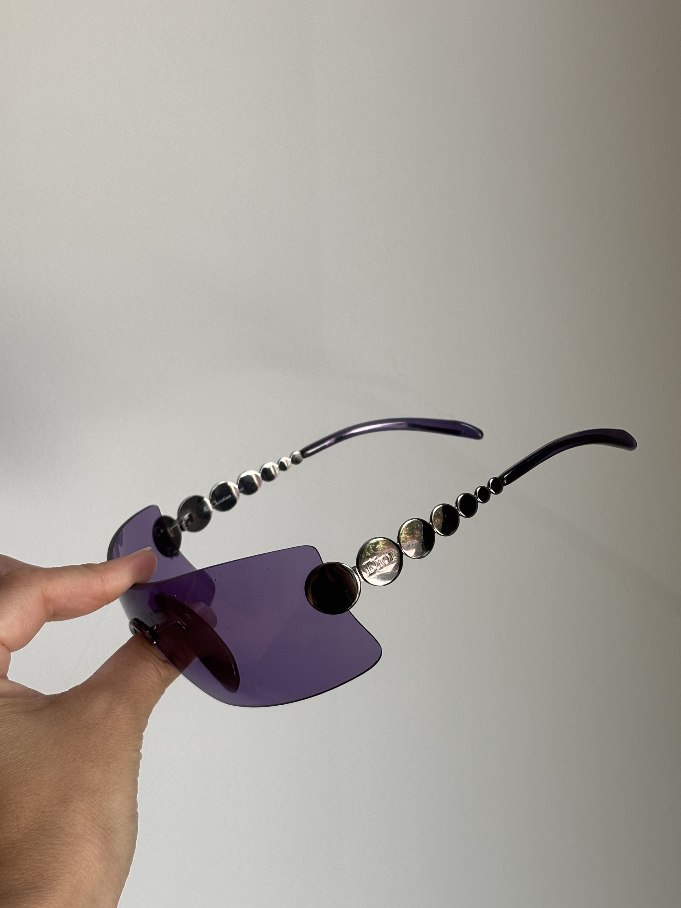 Dior Sunglasses Millenium Ski Bike Pop Rimless Vintage