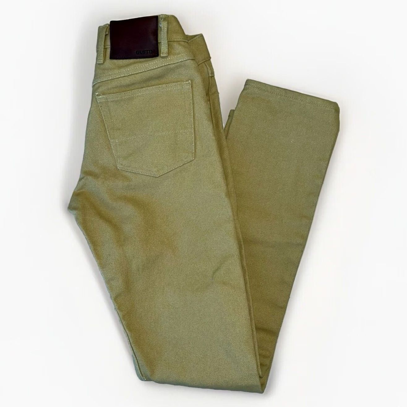 Gustin Gustin #61 Beast Duck Canvas Wheat Pant Slim Fit 20 Oz Men’s 26x31 Slim 26 Wheat Jeans Men Size US 26 / EU 42 - 2 Thumbnail