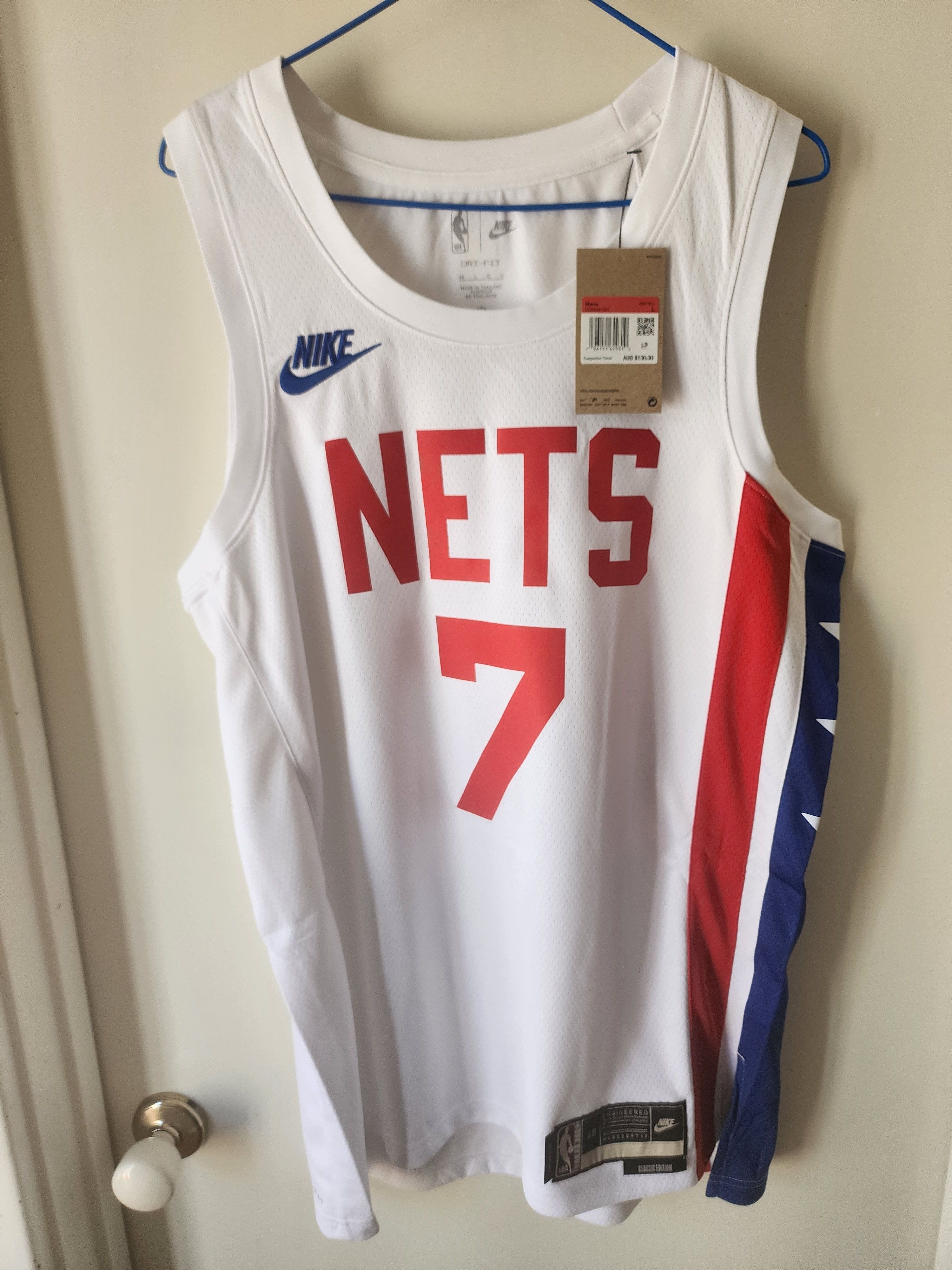 Nike Kevin Durant Nets '22-'23 Nike Classic NBA Jersey Size US L / EU 52-54 / 3 - 1 Thumbnail
