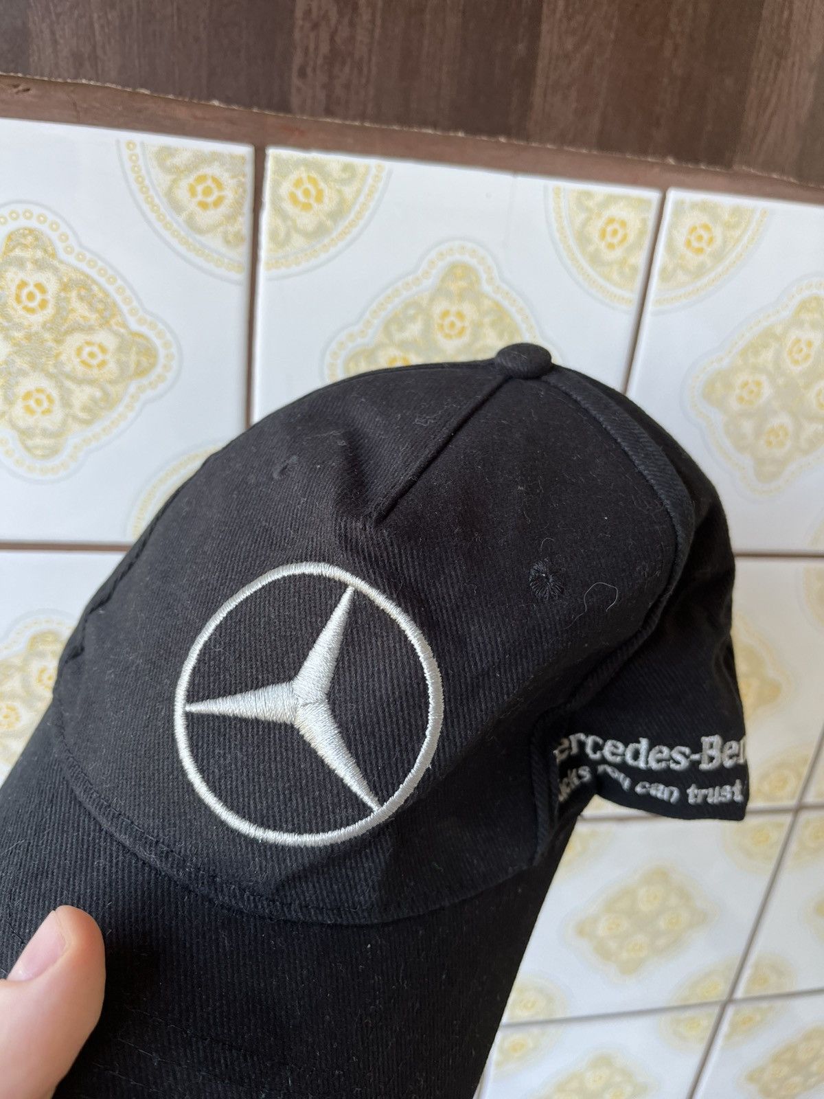 Mercedes-Benz Vintage Mercedes-Benz black cap Size ONE SIZE - 2 Thumbnail