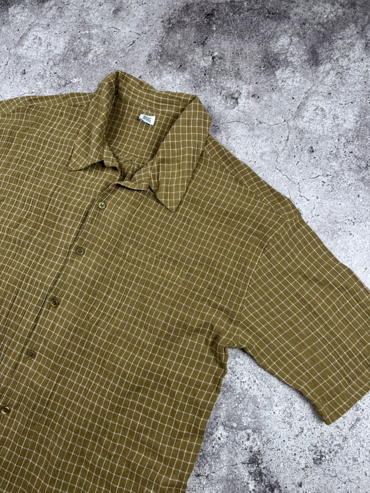 Bdg BDG Brown Baggy oversized Fit Japanesse Y2K shirt Size US L / EU 52-54 / 3 - 2 Thumbnail