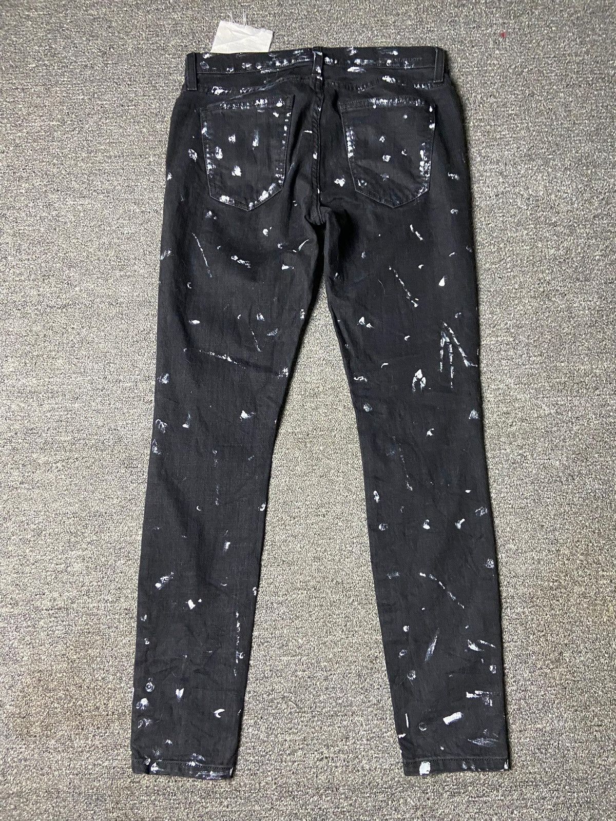 Current/Elliot Vintage Current/Elliot Stilleto Trucker Paint Jeans (140) Size US 29 - 2 Thumbnail