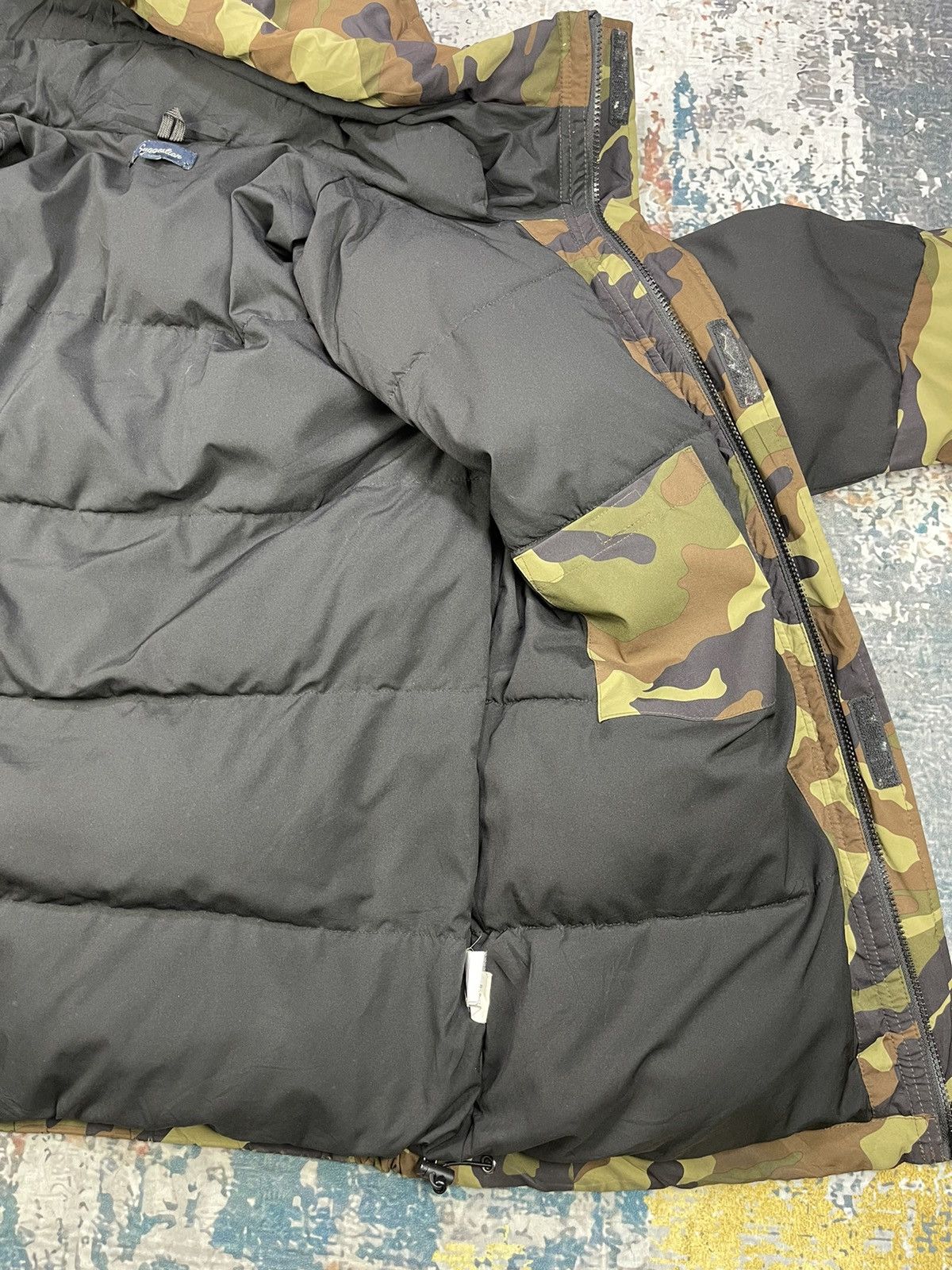 Japanese Brand Hype🔥Army Camouflage Puffer Hooded Jackets Size US L / EU 52-54 / 3 - 9 Thumbnail