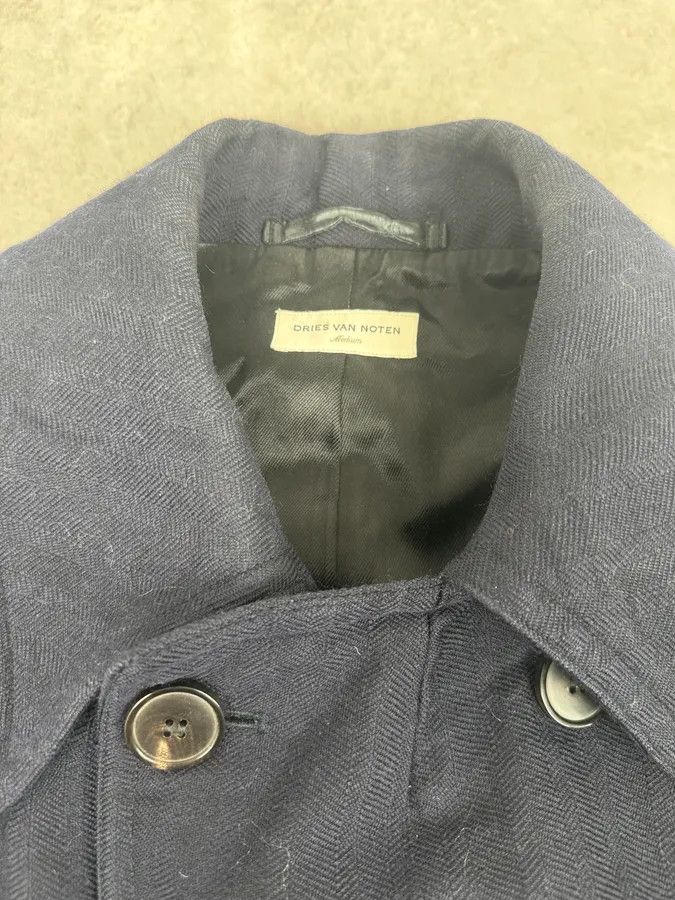 Dries Van Noten Dries Van Noten Navy Wool Caban Officer Jacket Size US M / EU 48-50 / 2 - 6 Thumbnail