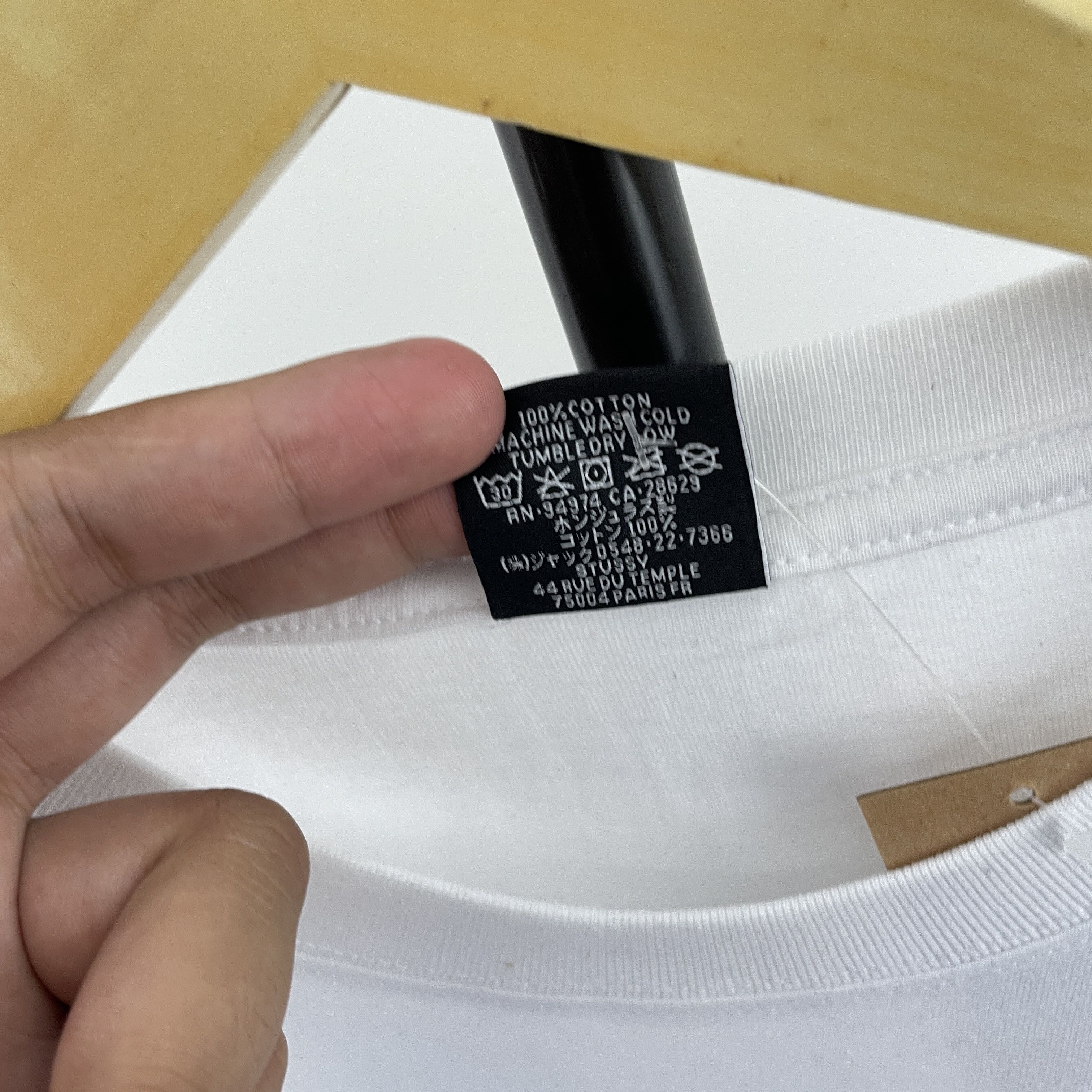Stussy Stussy Melted Tee White - Medium Size US M / EU 48-50 / 2 - 4 Thumbnail