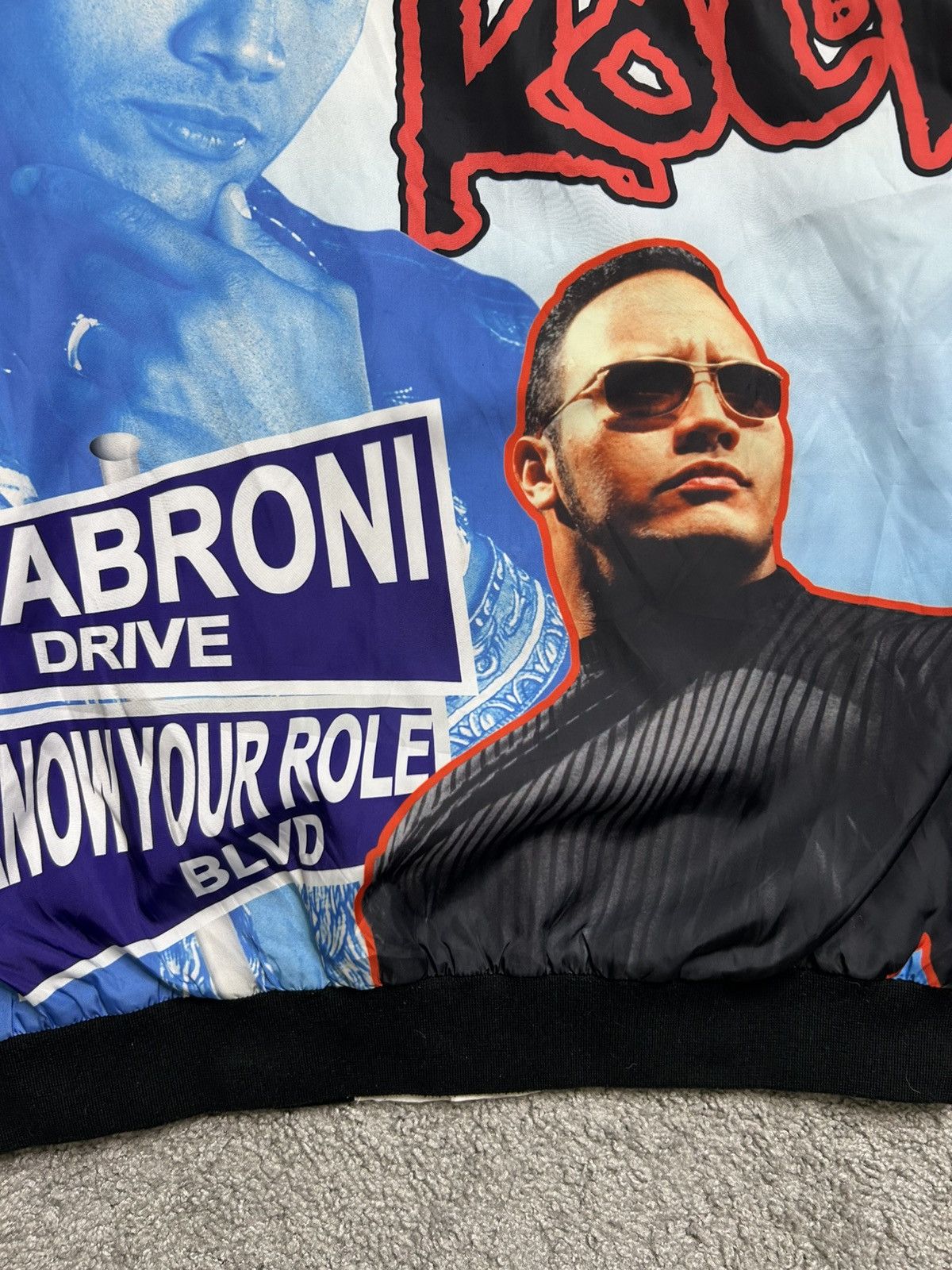 WWE Vintage WWE The Rock Fanimation Wrestling Chalk Line Jacket Size US L / EU 52-54 / 3 - 2 Thumbnail