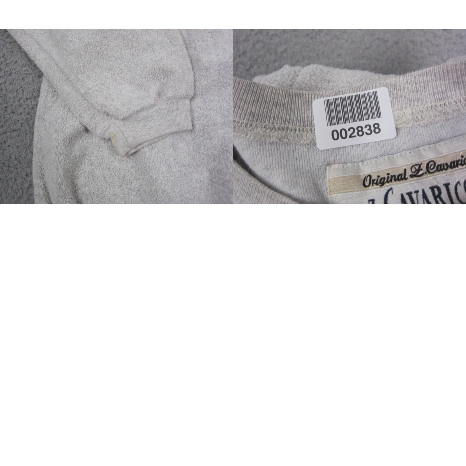 Vintage VINTAGE Z. Cavaricci Sweatshirt Mens M Gray Fleece Pullover 90s Gym & Training Size US M / EU 48-50 / 2 - 8 Thumbnail