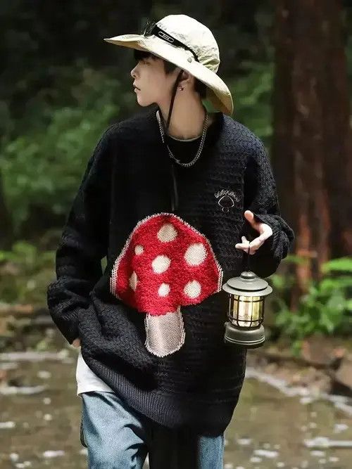 Japanese Brand × Vintage Oversize Casual Sweaters Size ONE SIZE - 2 Thumbnail