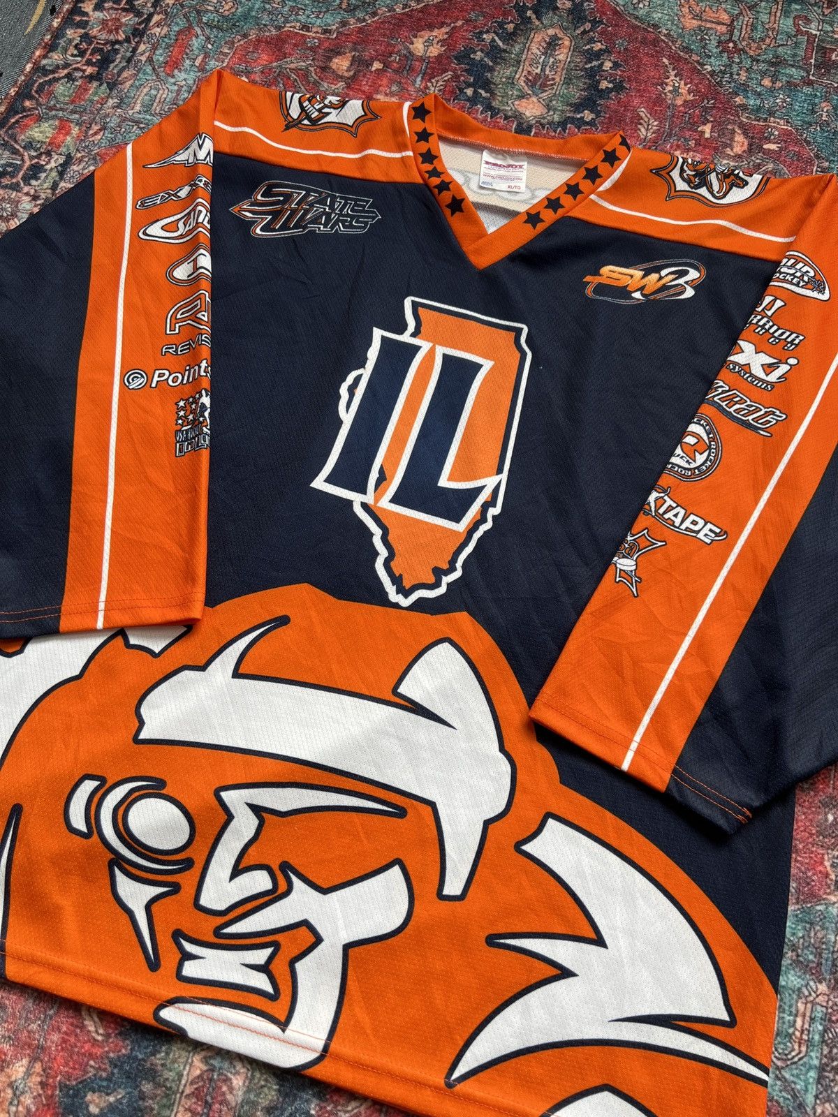 NHL Projoy Illinois Ice Hockey jersey Size US XL / EU 56 / 4 - 3 Thumbnail