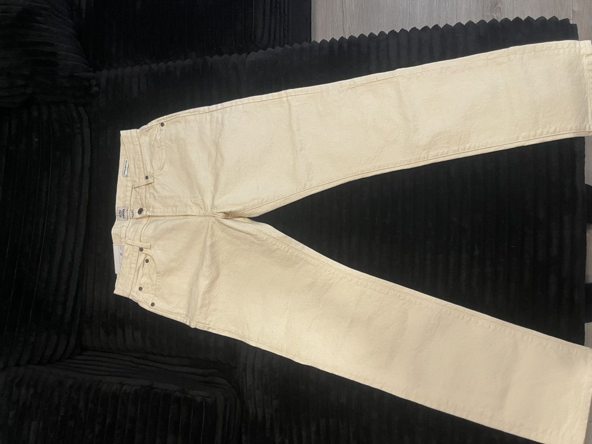 Flint And Tinder Flint & Tinder Straight Fit Jeans Cream 32x32 USA Size US 32 / EU 48 - 1 Thumbnail