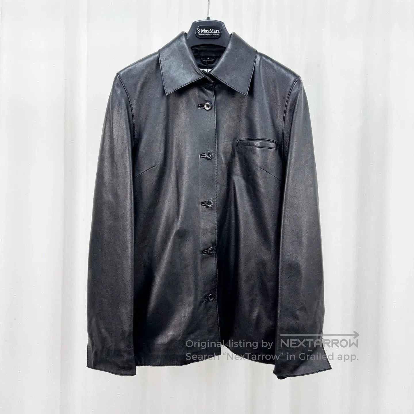 Balmain Balmain Black Printed Leather Outerwear. Size US M / EU 48-50 / 2 - 1 Thumbnail