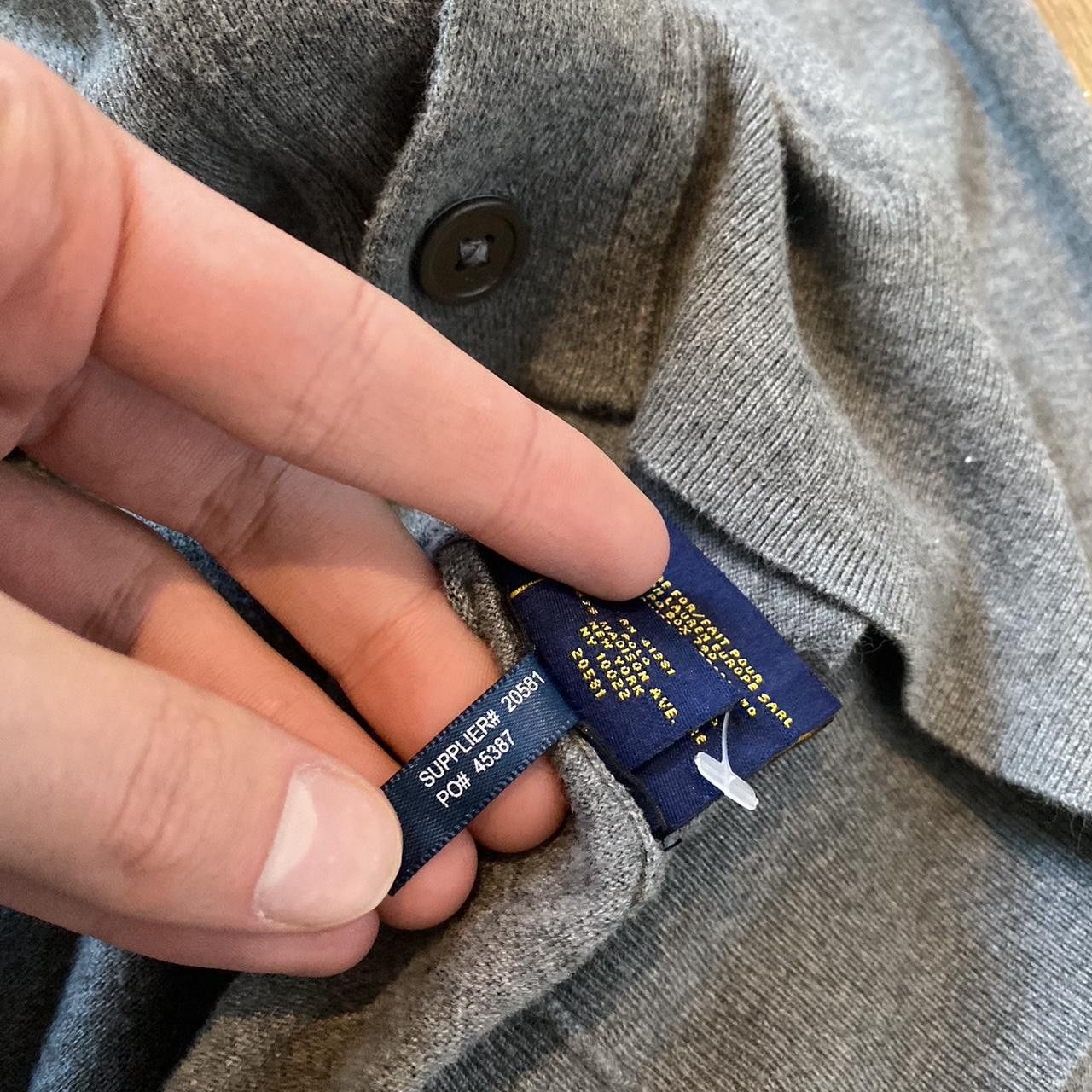 Polo Ralph Lauren 2000s y2k Grey Polo Ralph Lauren Rugby cardigan Size US XL / EU 56 / 4 - 5 Thumbnail