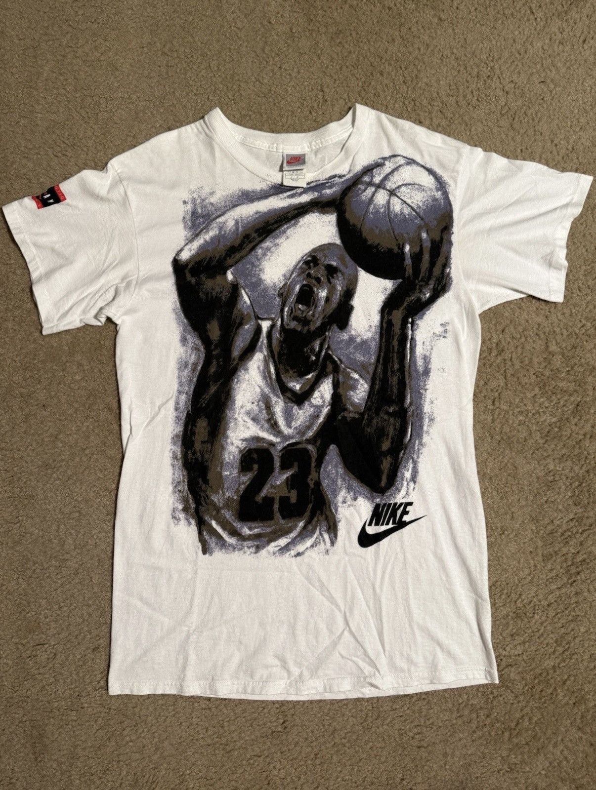Nike Vintage Nike Michael Jordan “Sketch” T-Shirt - OBO Size US L / EU 52-54 / 3 - 1 Thumbnail