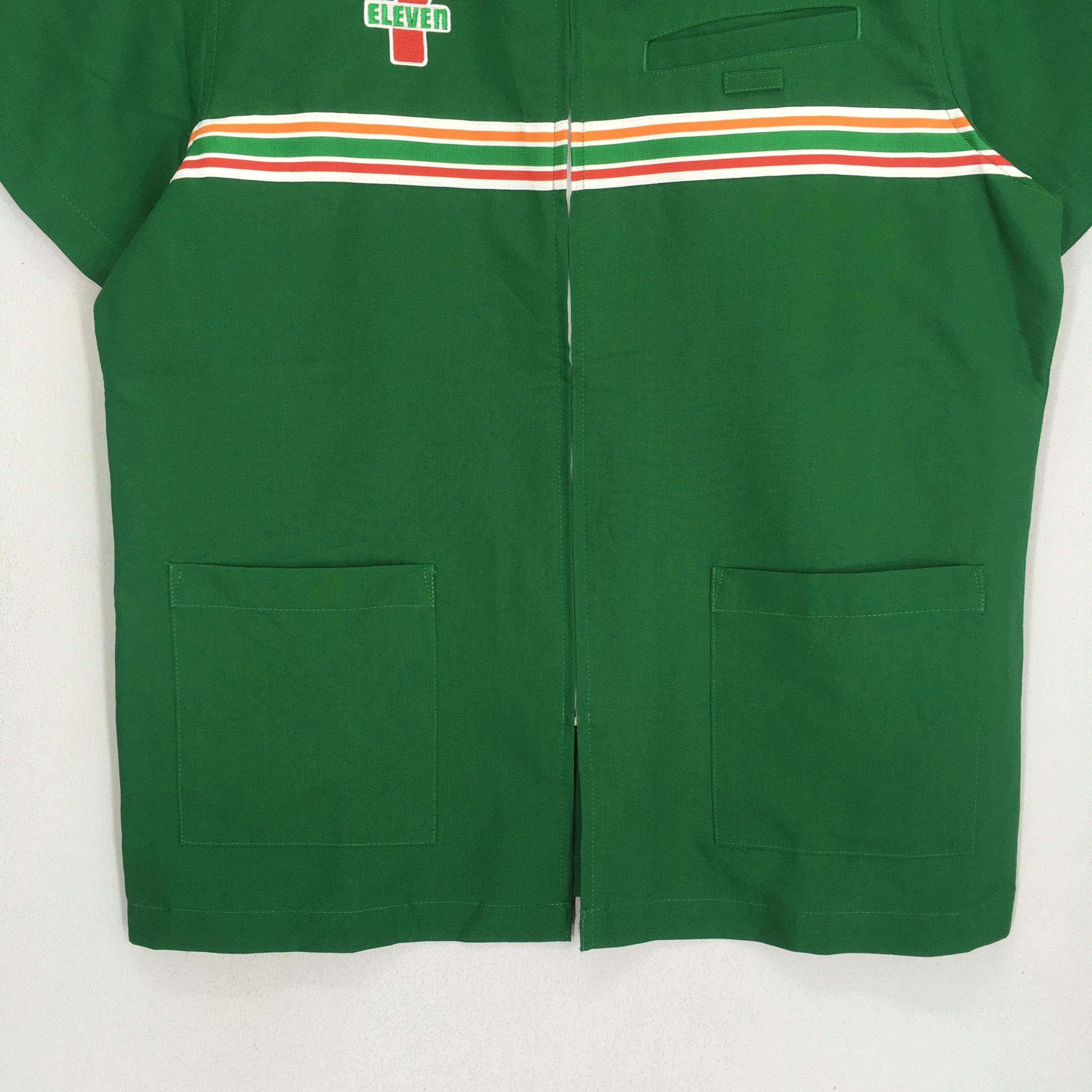 Japanese Brand Vintage 7-Eleven Convenience Store Worker Shirt Zipper Size US M / EU 48-50 / 2 - 5 Thumbnail