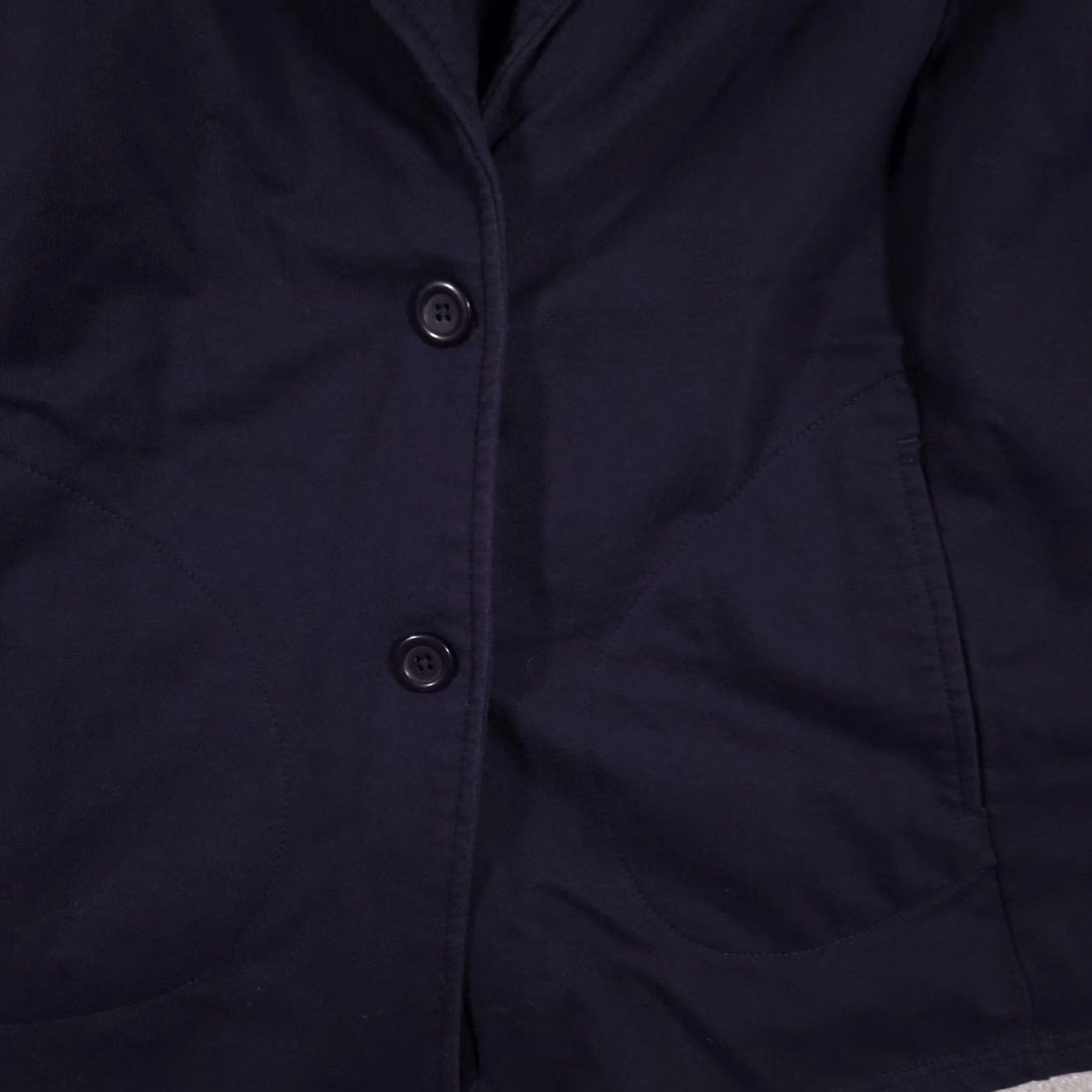 Vintage Woman Within Blazer Womens 18/20 Blue 3/4 Sleeve Button Front Plus Size Jacket Size XXL / US 16-18 / IT 52-54 - 3 Thumbnail