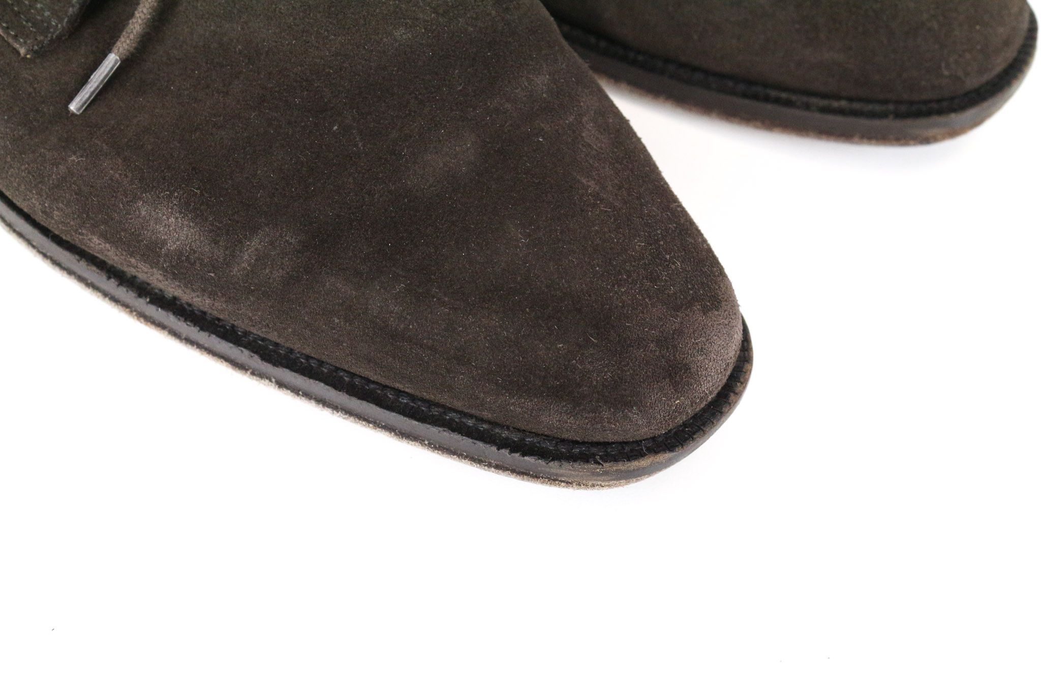 Suitsupply EU41 Dark Brown Suede Laced Shoes 73933 Size US 8 / EU 41 - 7 Thumbnail