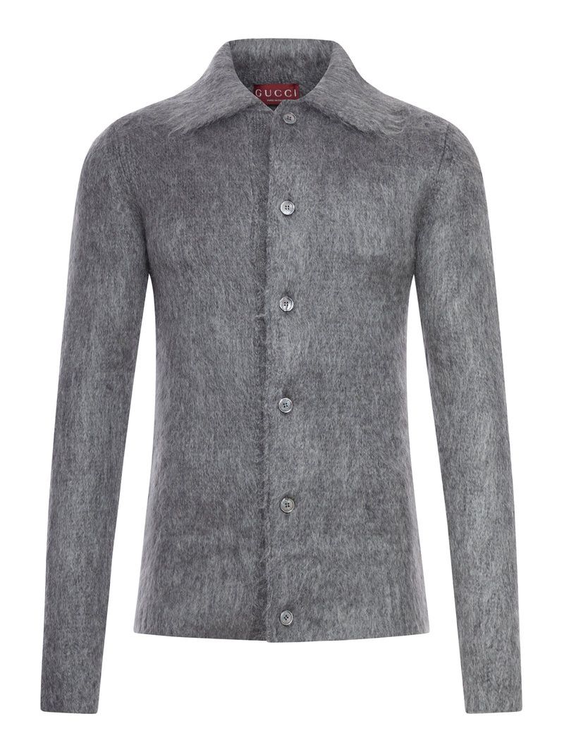 Gucci BRUSHED MOHAIR WOOL CARDIGAN Size US S / EU 44-46 / 1 - 1 Thumbnail