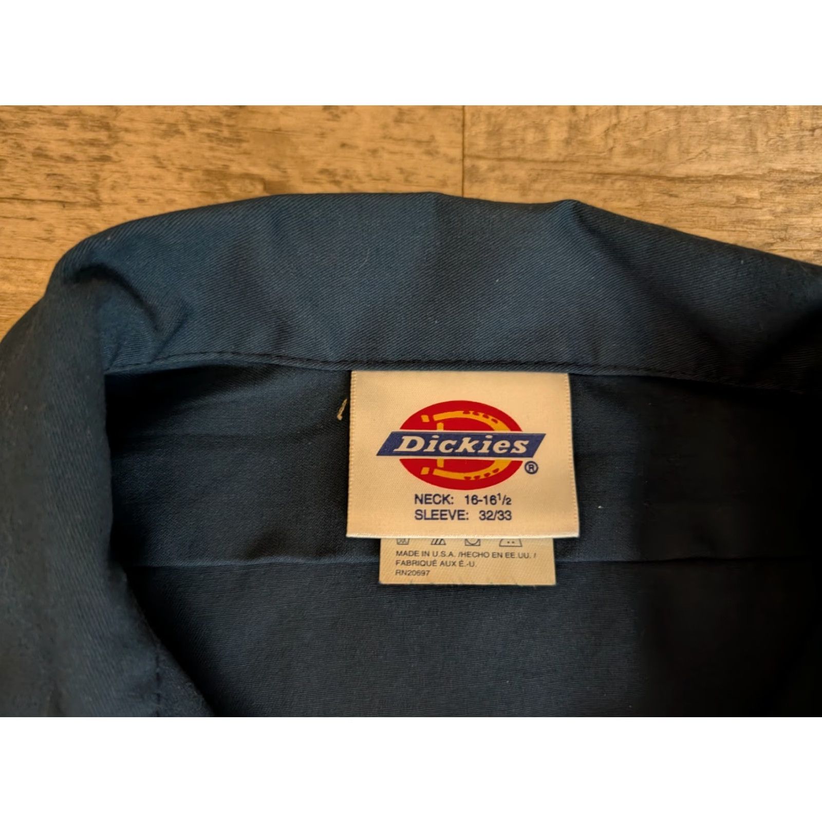 Dickies VINTAGE Dickies Shirt Mens Large Blue Button-Up 90s Long Sleeve Workwear Pocketed Casual USA National Brand Size US L / EU 52-54 / 3 - 7 Thumbnail