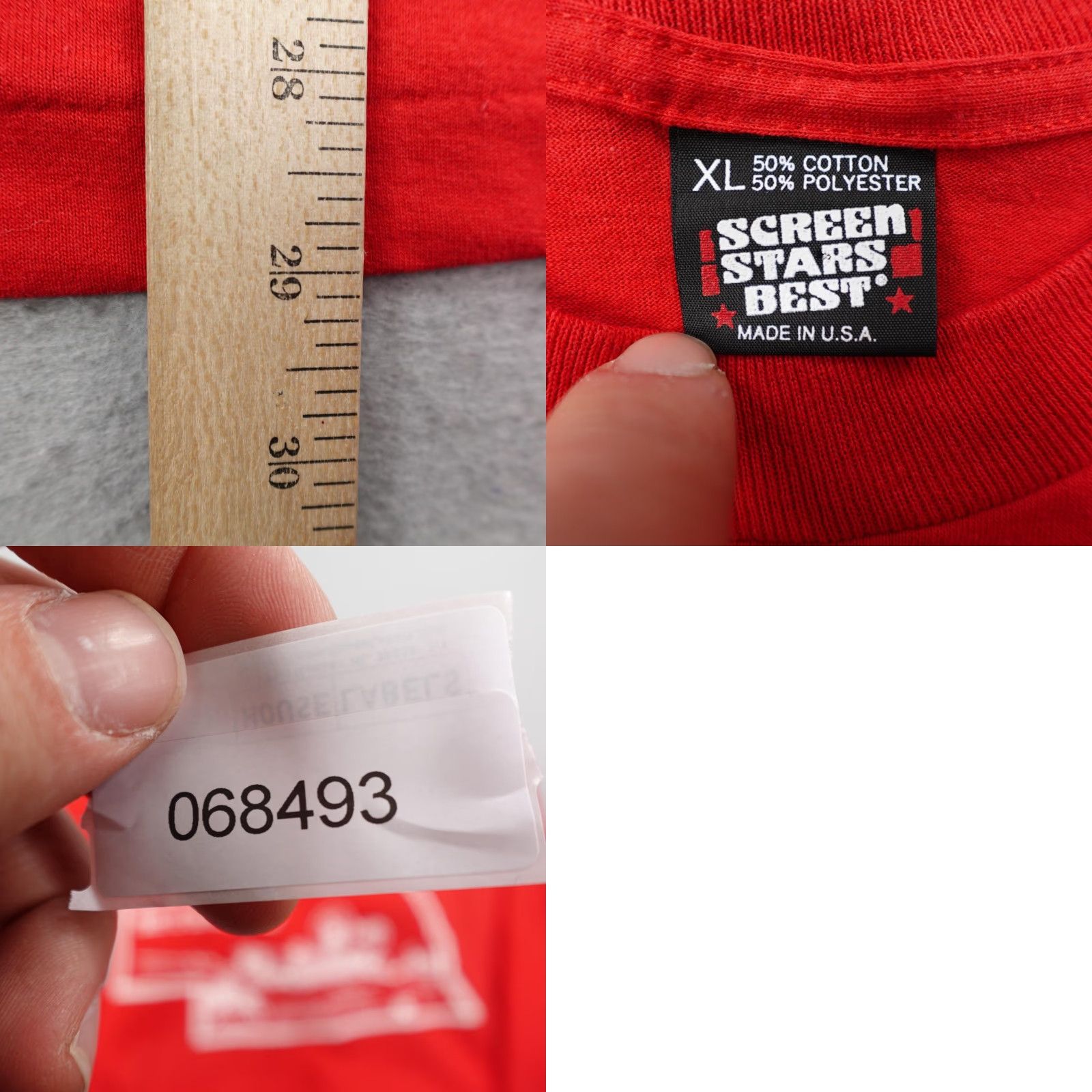 Vintage VINTAGE Oregon Trail Shirt Mens XL Red Jefferson County Nebraska Single Stitch Size US XL / EU 56 / 4 - 8 Thumbnail