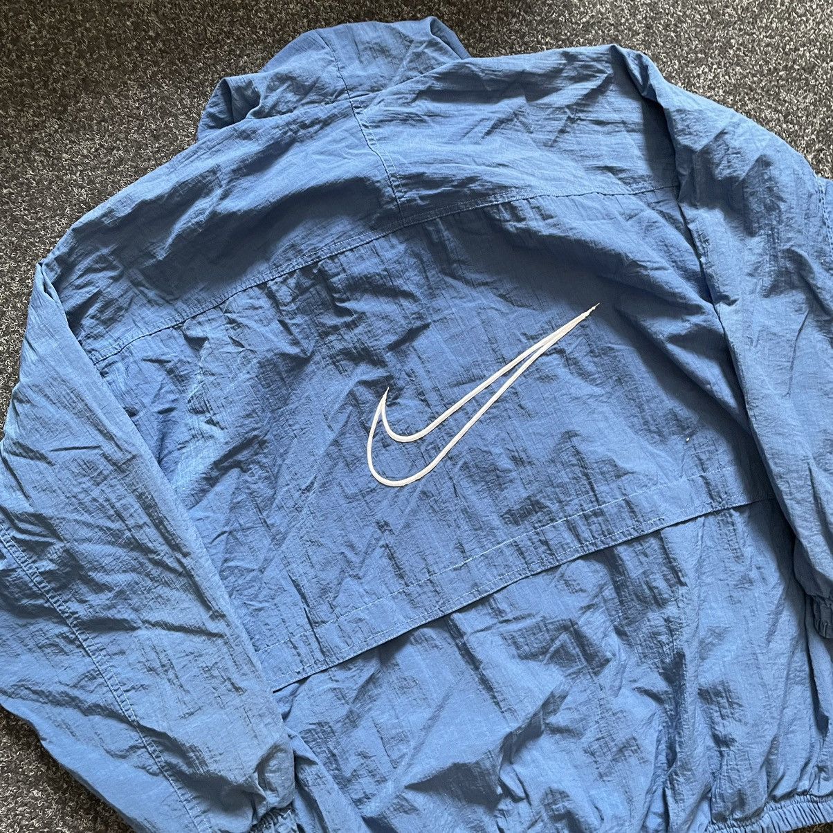 Nike × Vintage Nike 90s swoosh big logo bomber jacket tn acg shox Size US L / EU 52-54 / 3 - 3 Thumbnail
