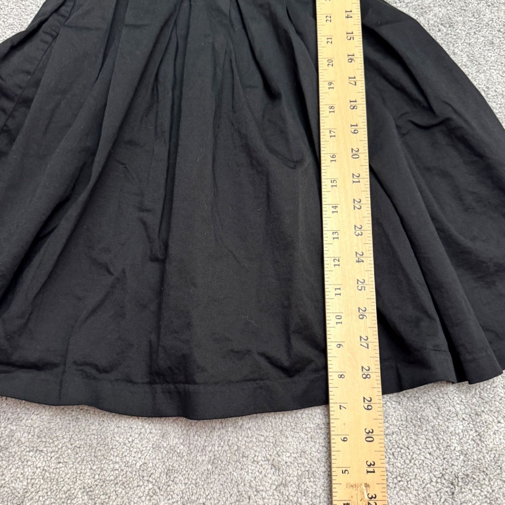 Vintage Trixxi Black Fit & Flare A-Line Mini Dress Womens Small Sweetheart Neck Cut Out Size S / US 4 / IT 40 - 7 Thumbnail
