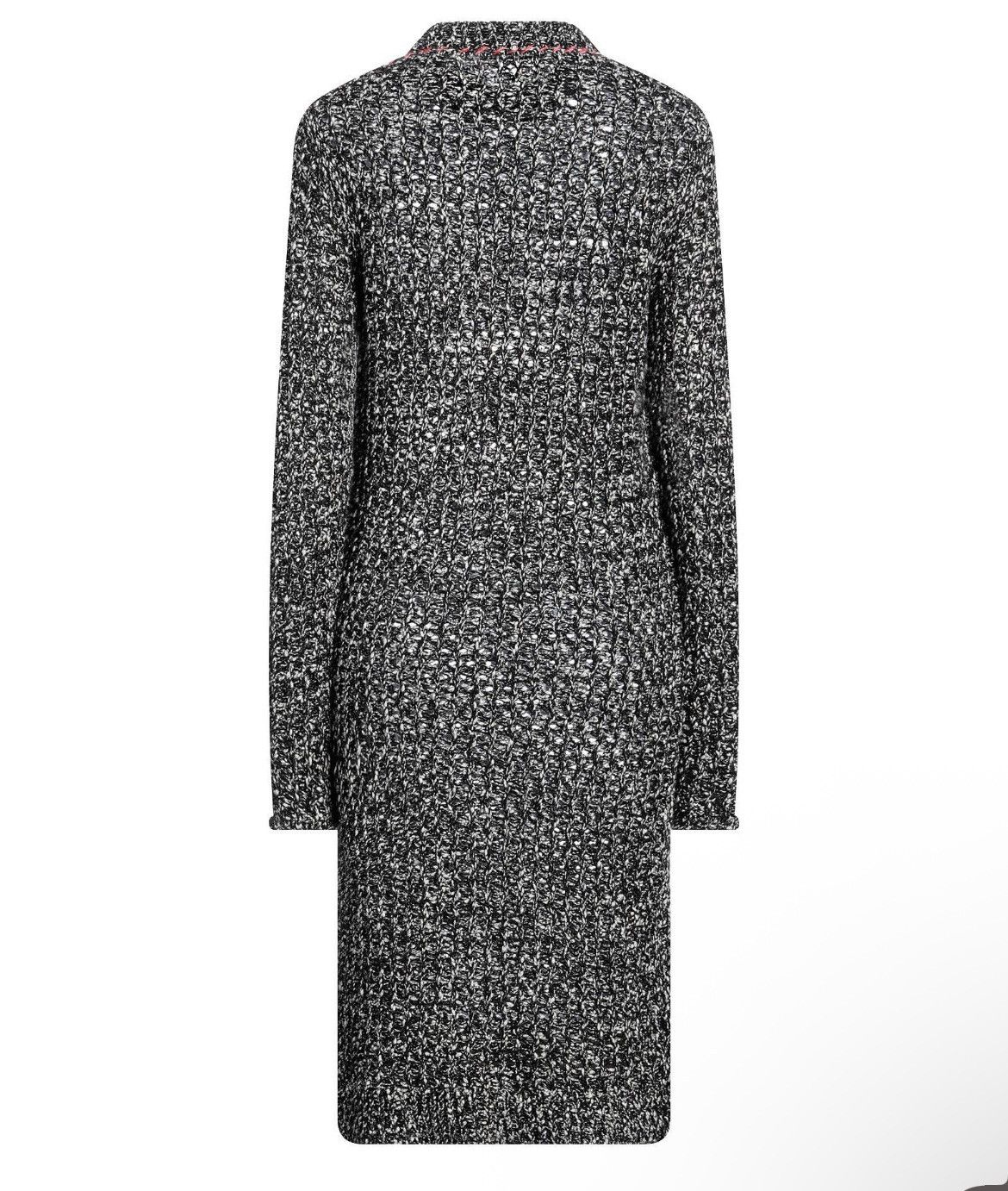Acne Studios Acne Studios Black & White Open Knit Dress Size L / US 10 / IT 46 - 3 Thumbnail
