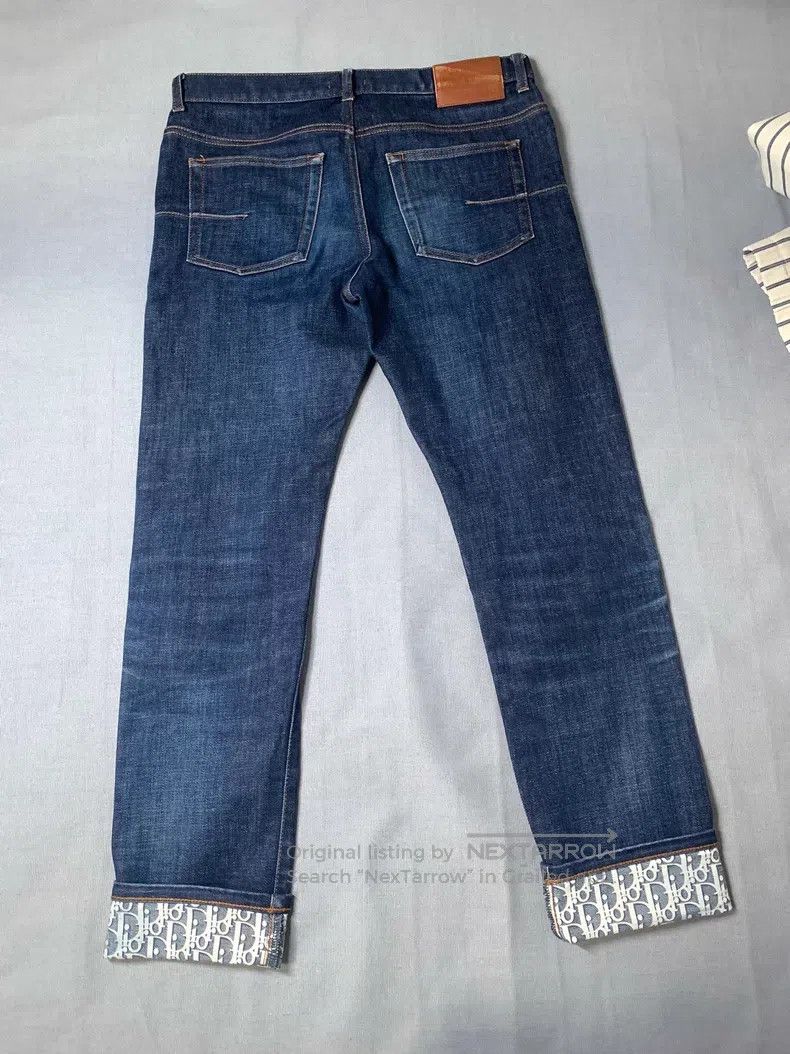 Dior Dior Hem Printed Jeans Size US 31 - 4 Thumbnail
