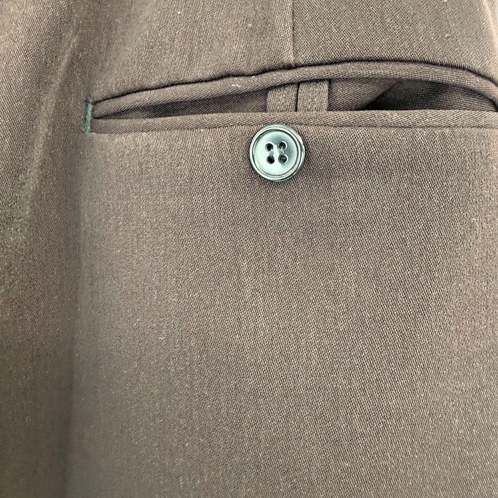 & Other Stories La Moda Custom Men’s Suit Dark Brown 2pc Jacket Pants 38-40R Size 38R - 10 Thumbnail