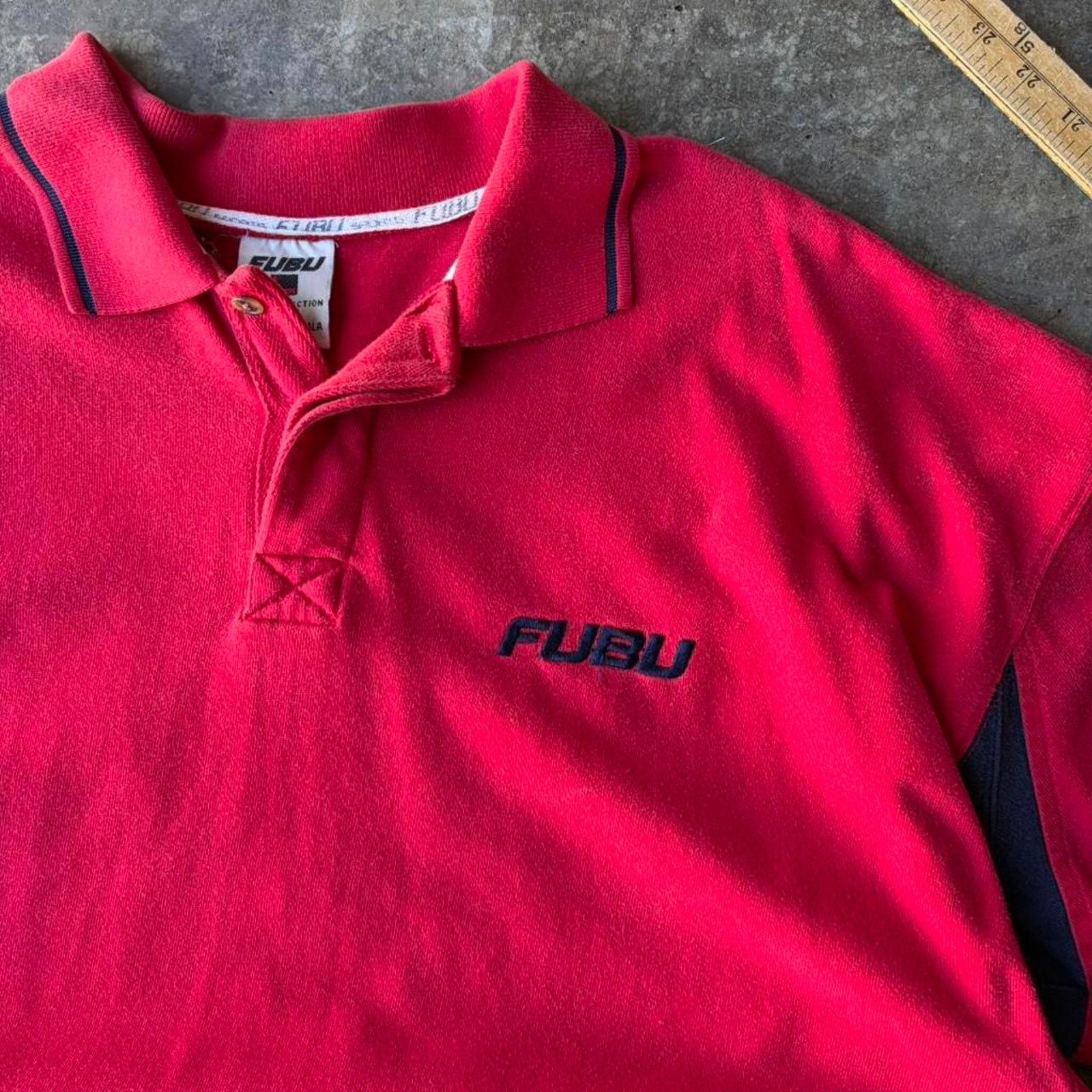 Fubu 2000s fubu oversized polo Size US XXL / EU 58 / 5 - 3 Thumbnail