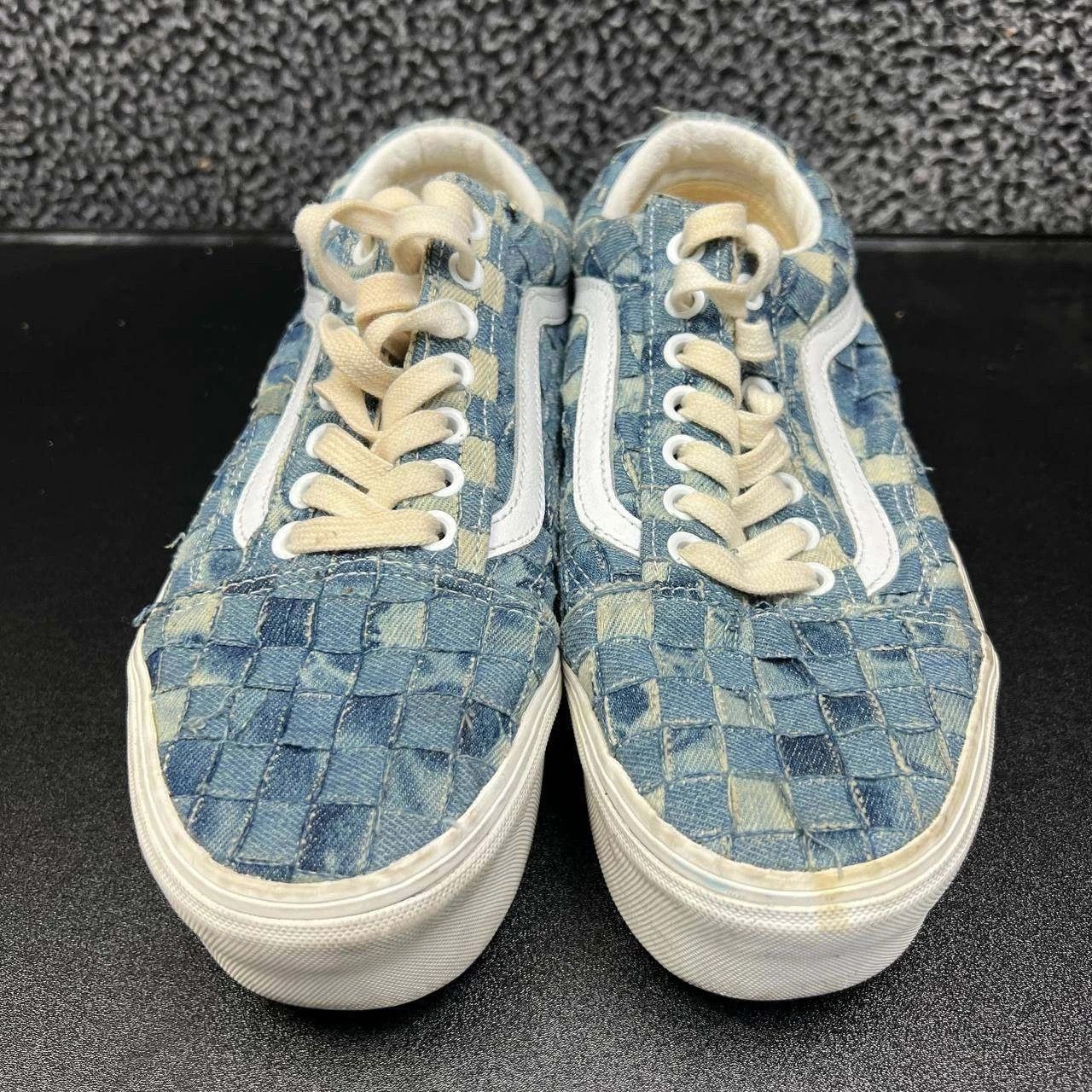 Vans Vans Old Skool Stackform Woven Denim Sneakers 7/ 8.5 721356 Size US 7 / EU 40 - 2 Thumbnail