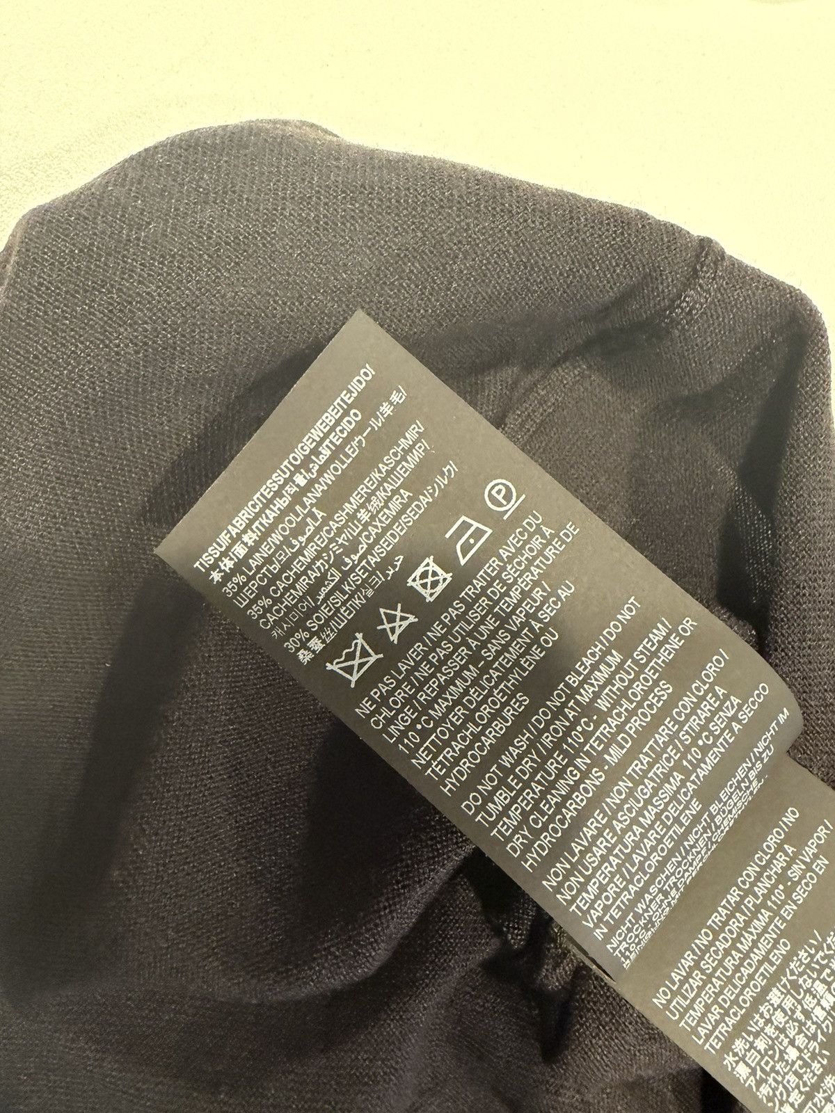 Saint Laurent Paris Saint laurent wool silk cashmere t shirt. XL. $1290 Size US XL / EU 56 / 4 - 5 Thumbnail