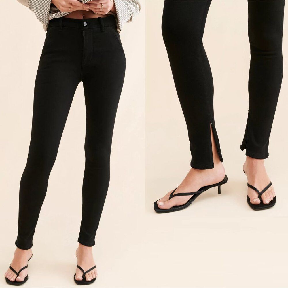 Citizens Of Humanity New Citizens of Humanity Jayla Skinny Black Jeans Size 28 Size 28" / US 6 / IT 42 - 2 Thumbnail