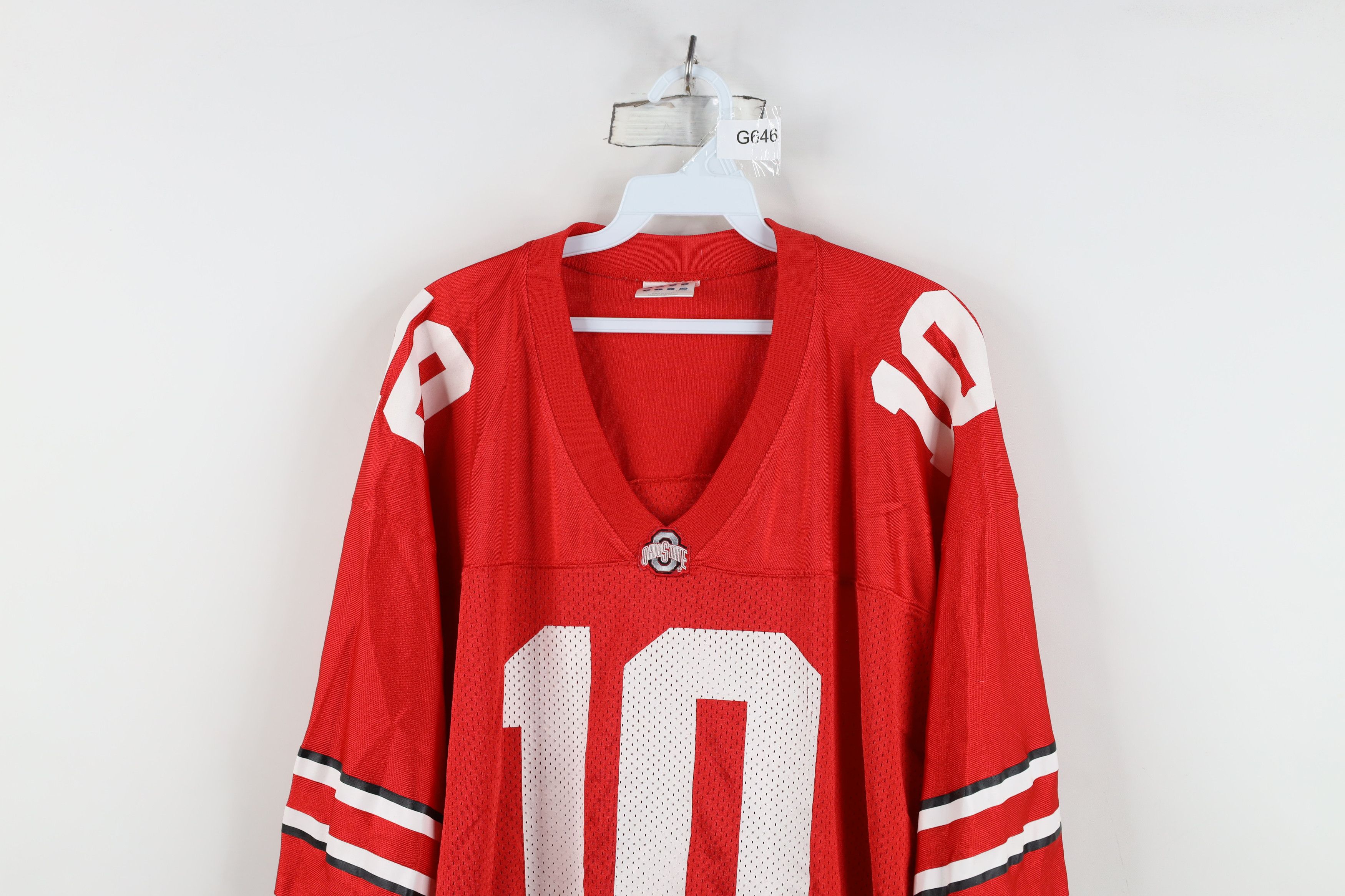 Adidas Vintage 90s Adidas University Football Jersey Red #10 Size US XXL / EU 58 / 5 - 2 Thumbnail