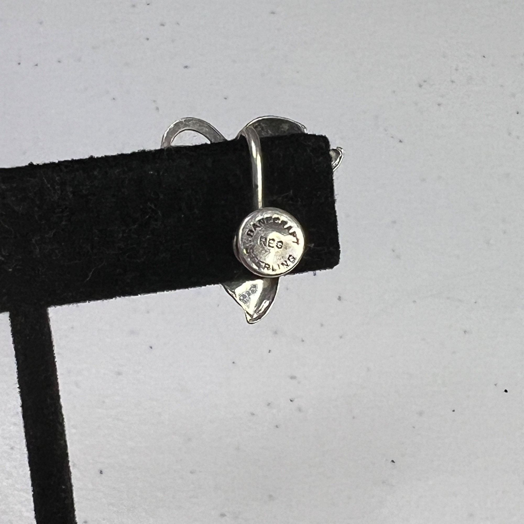 Vintage Danecraft Sterling Silver Vintage Leaf Screw Back Earrings Size ONE SIZE - 5 Thumbnail