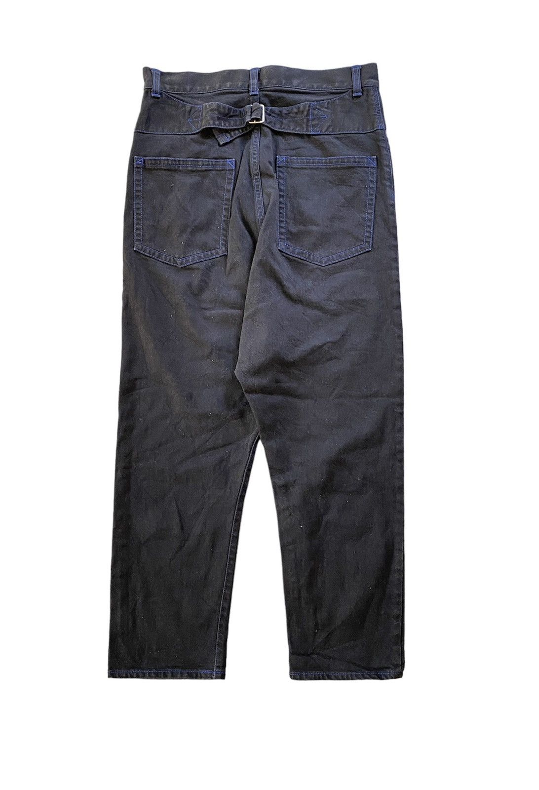 CABANE de ZUCCa × Issey Miyake × Japanese Brand Zucca by Issey Miyake Bucket Back blue stitch drop crotch Size US 28 / EU 44 - 1 Thumbnail