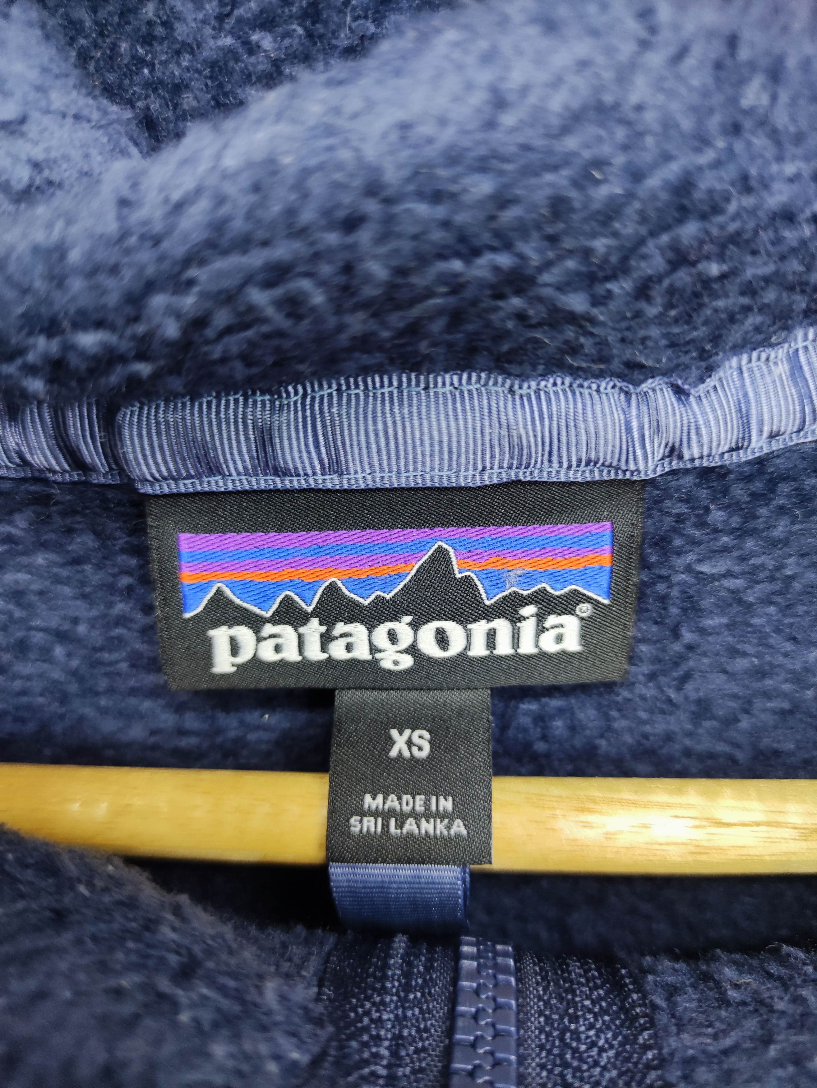 Patagonia Vintage Patagonia Sherpa Fleece Hoodie Zipper Jacket Size XS / US 0-2 / IT 36-38 - 2 Thumbnail