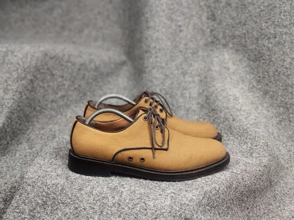 YMC You Must Create Design YMS Lace-up Canvas derby Brogue Shoes Size US 9 / EU 42 - 2 Thumbnail