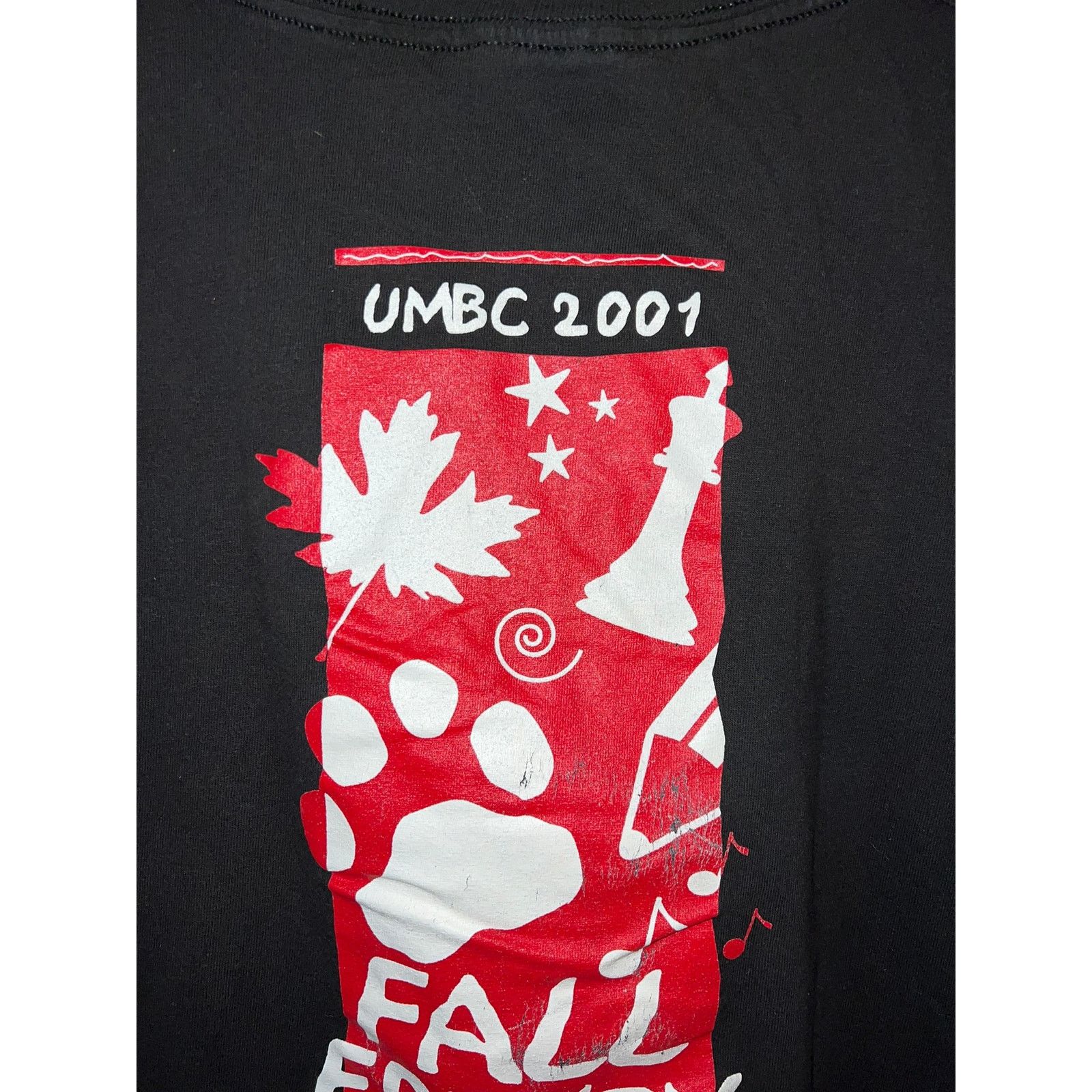 Jerzees Vintage UMBC Shirt University Maryland Fall Frenzy Tee XL Size US XL / EU 56 / 4 - 6 Thumbnail