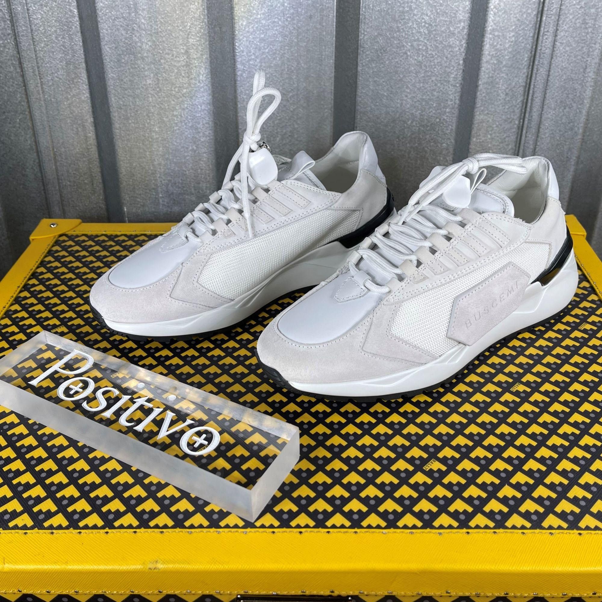 Buscemi Buscemi Run 2 White Suede Sneakers US 9 EU 39 Size US 9 / IT 39 - 2 Thumbnail