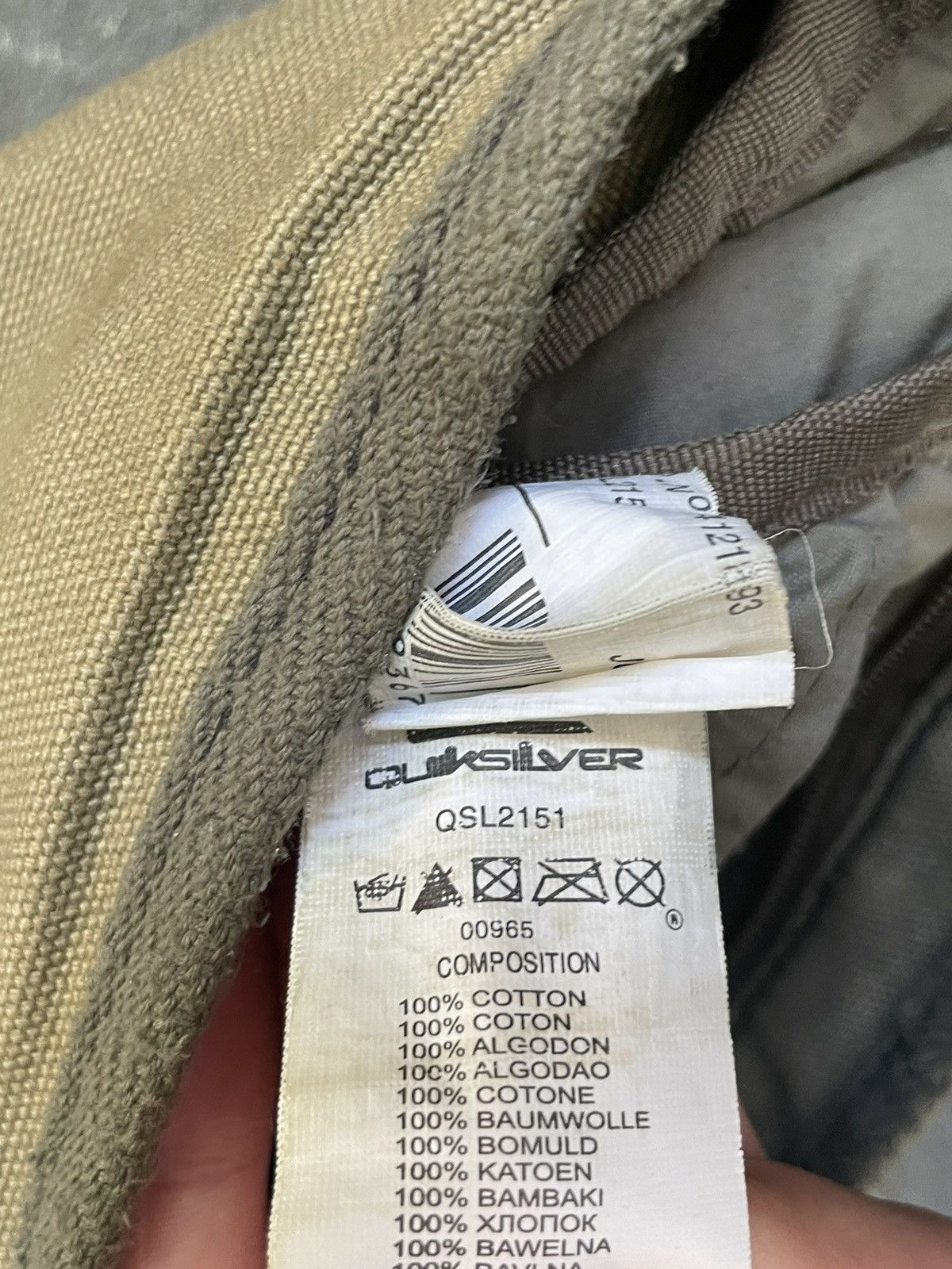 Quiksilver Vintage 00’s Quiksilver Bag Y2K Beige Messenger Surf Style Size ONE SIZE - 13 Thumbnail