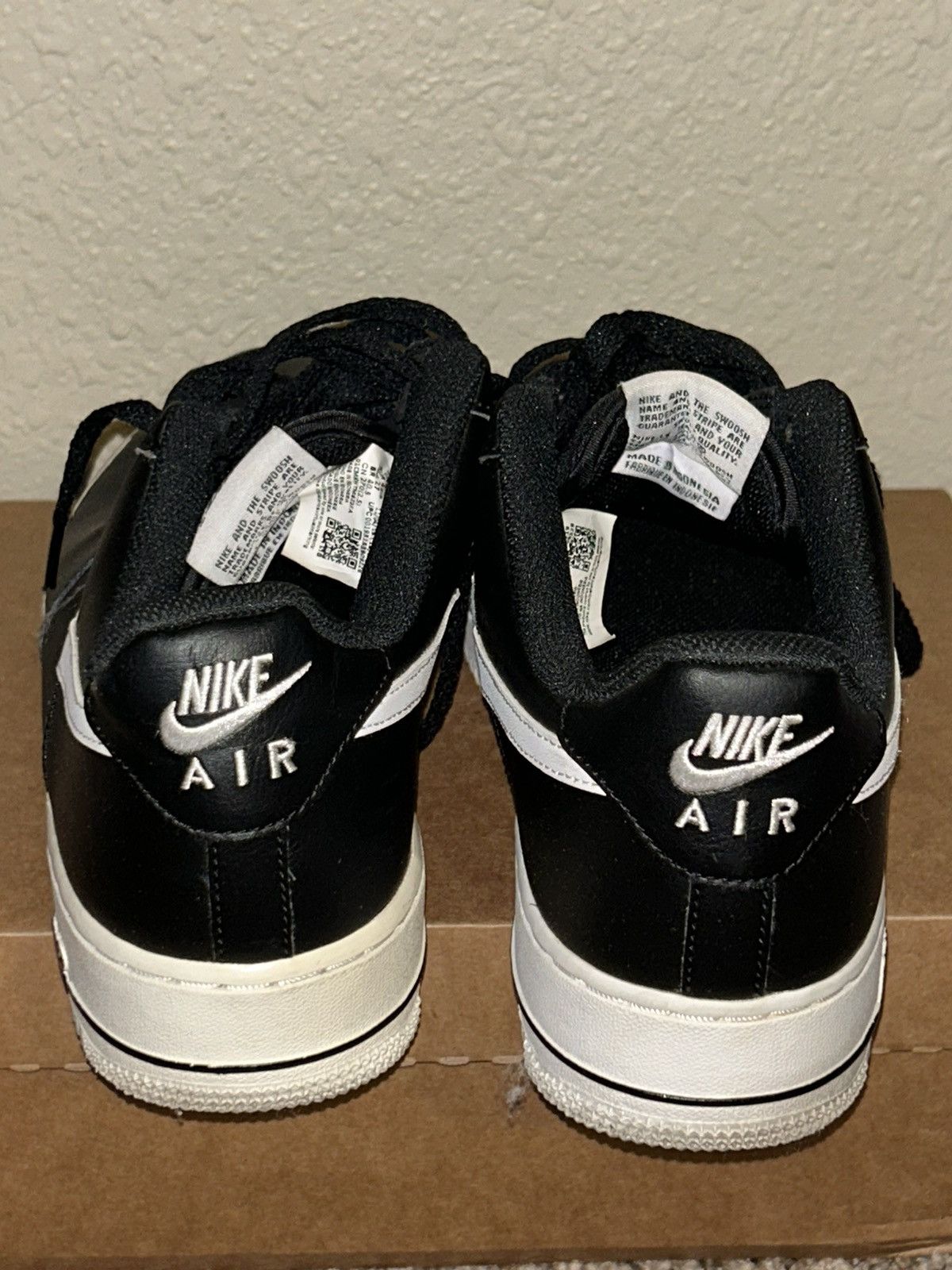 Nike Nike Air Force 1 07 AN20 Black White Size US 9 / EU 42 - 5 Thumbnail