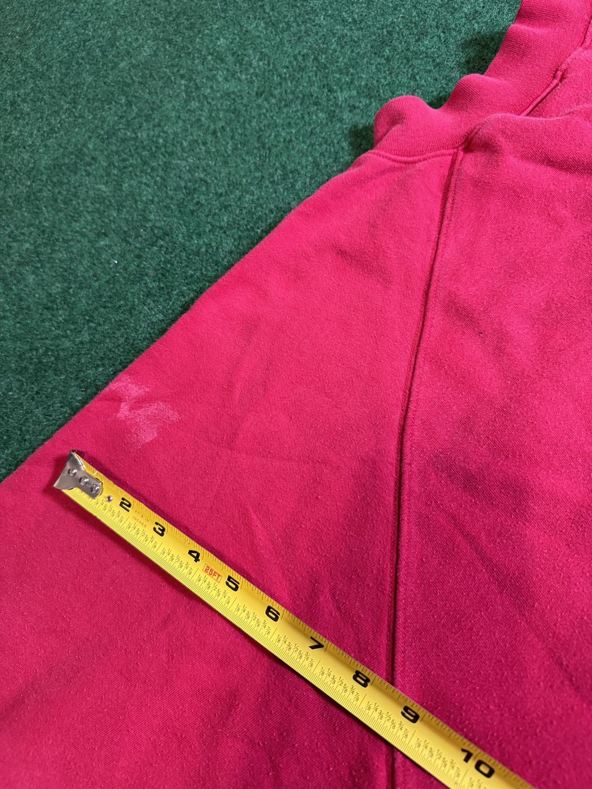 Adidas × Vintage Vintage 90s Adidas Crewneck Red/Pink 3 Stripes Sweatshirt Size L / US 10 / IT 46 - 7 Thumbnail