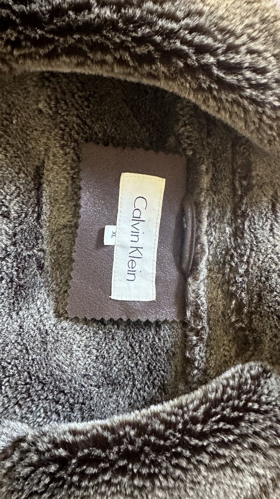 Calvin Klein Suede Coat Size US XL / EU 56 / 4 - 2 Thumbnail