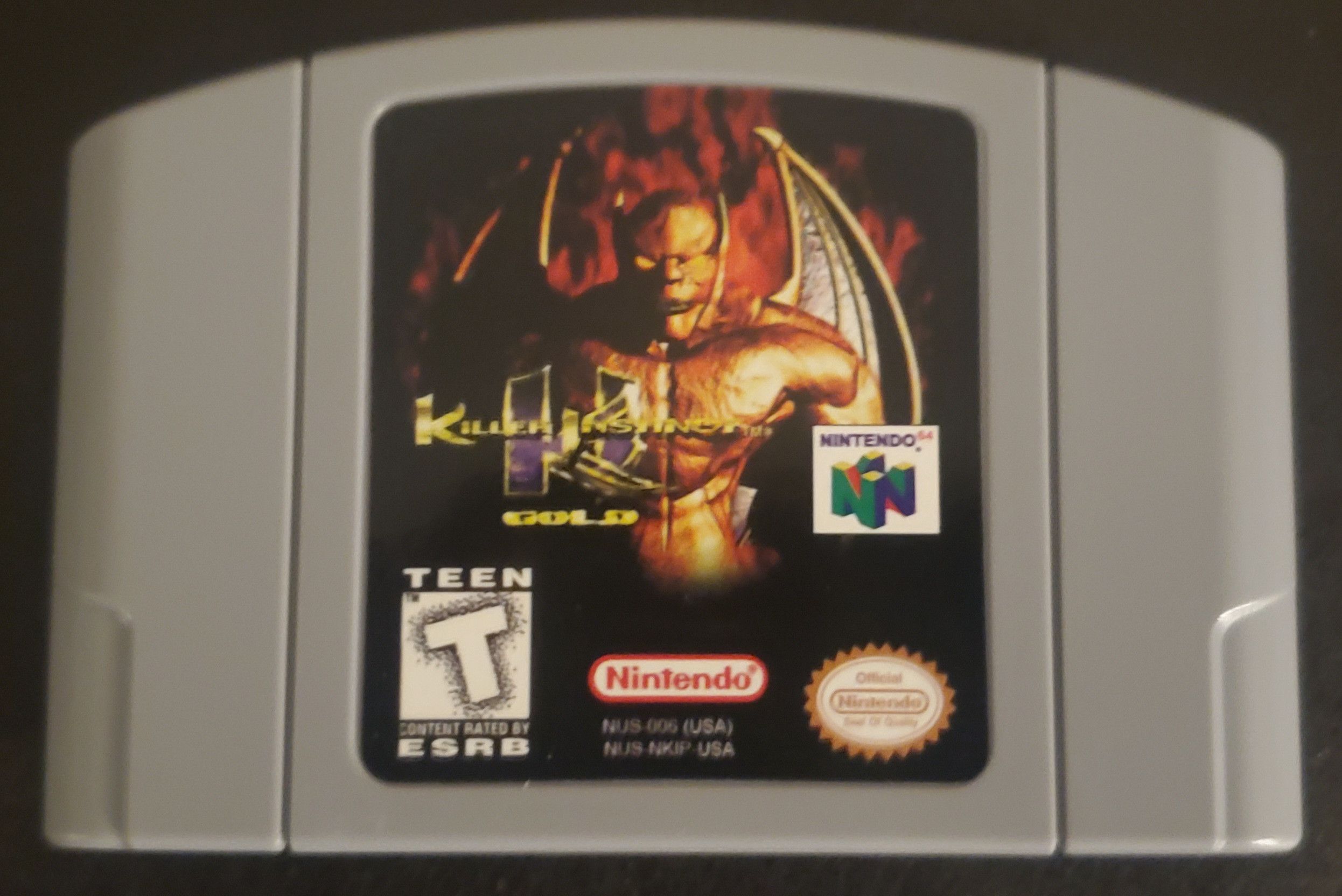 Nintendo Killer Instinct Gold N64 Nintendo 64 Video Game Cartridge Size ONE SIZE - 1 Thumbnail