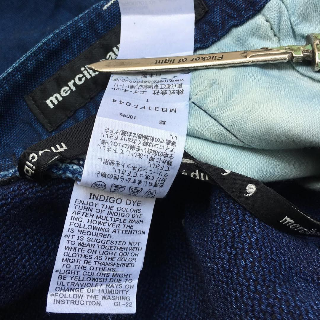 Issey Miyake × mercibeaucoup Issey Miyake Mercibeaucoup Sarouel Indigo Trousers Size US 32 / EU 48 - 6 Thumbnail
