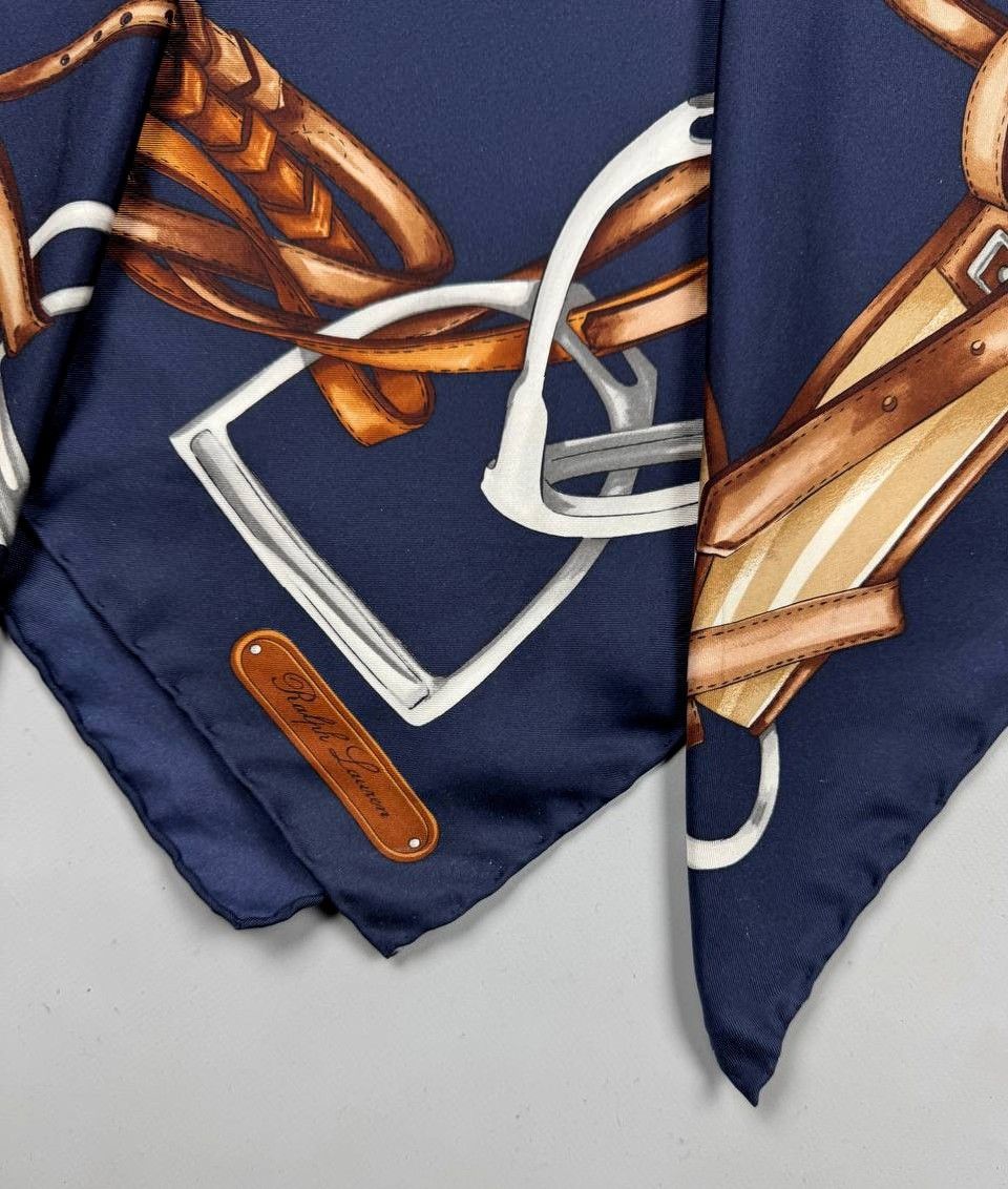 Polo Ralph Lauren × Ralph Lauren Ralph Lauren Silk Scarf Size ONE SIZE - 4 Thumbnail